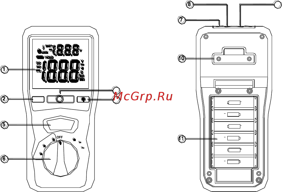 Сем dt-5300b 482025 Инструкция по эксплуатации онлайн [6/11] 206980