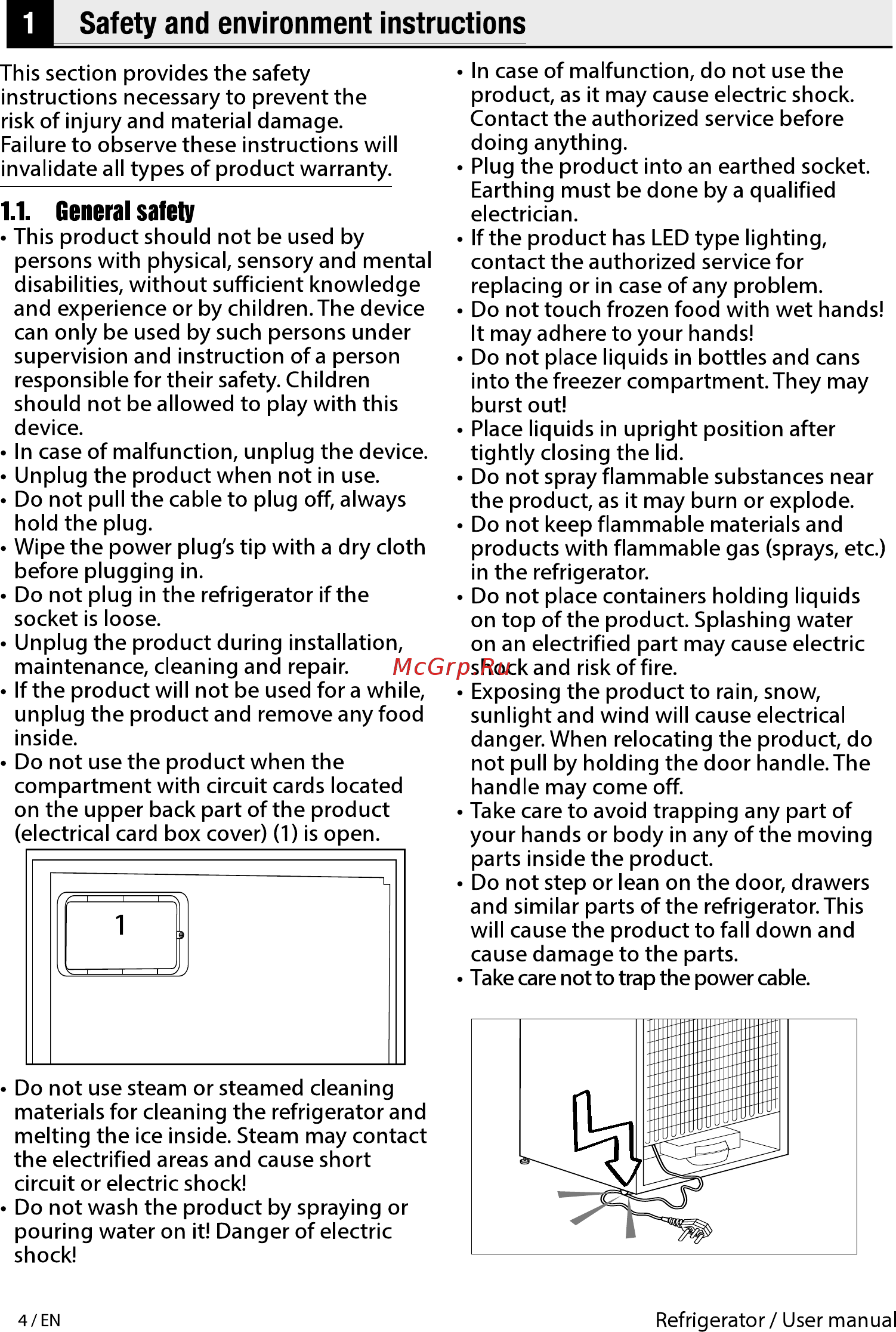 Beko RCNK400E20ZW [6/52] General safety