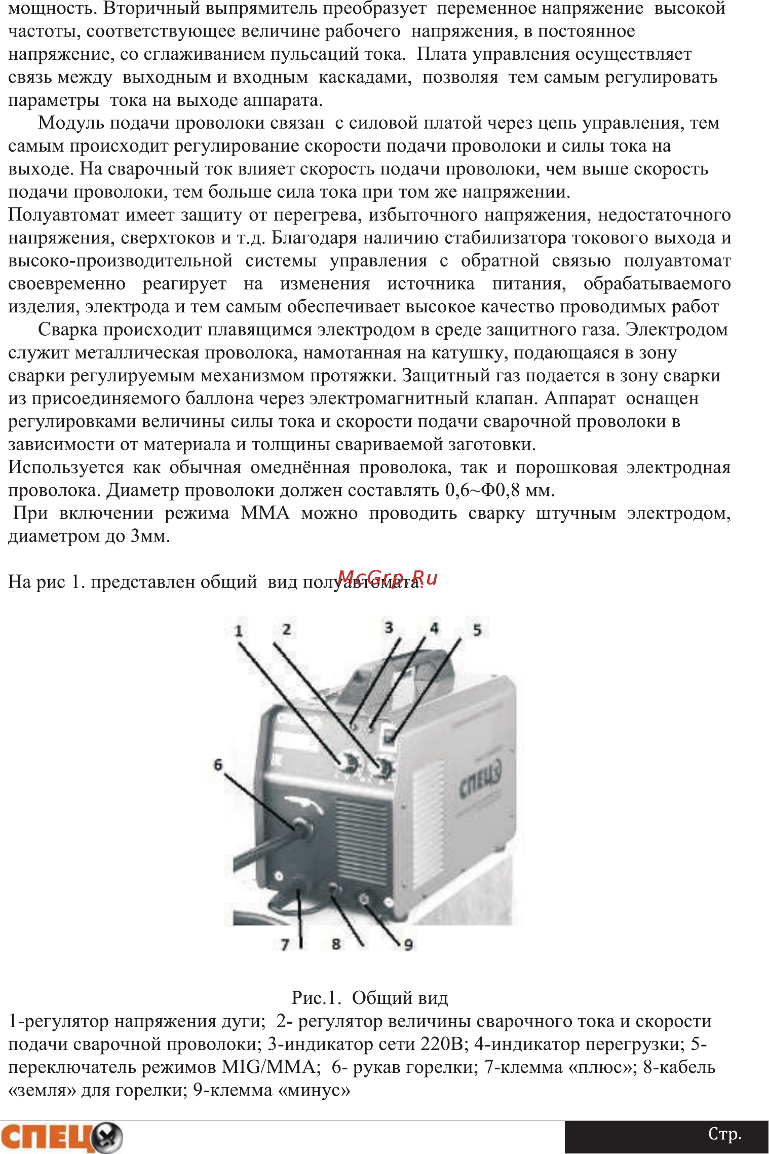 Спец mag170 invertor Инструкция по эксплуатации онлайн [4/16] 207396