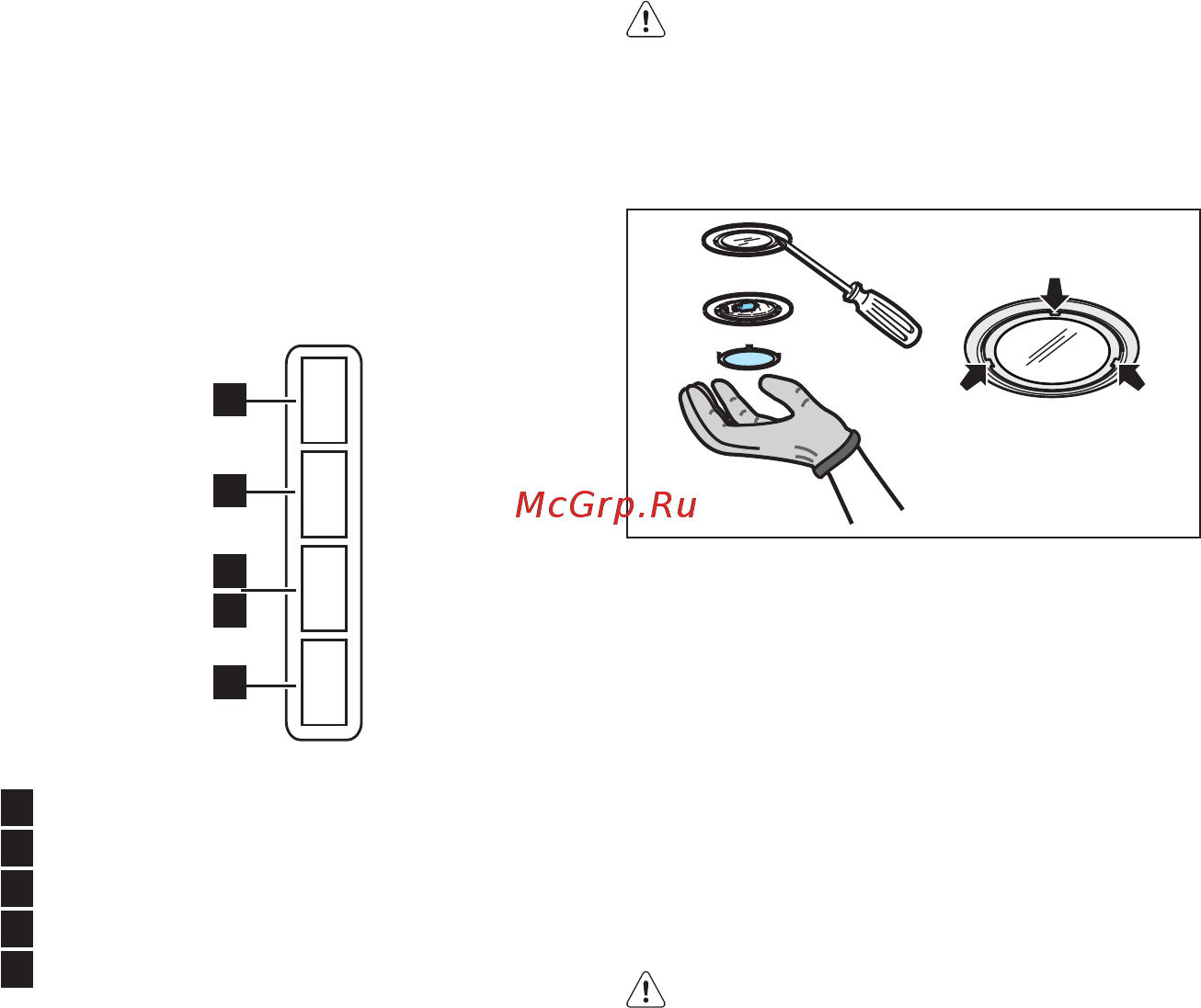 AEG DVB3850W [110/128] Басқару элементтері
