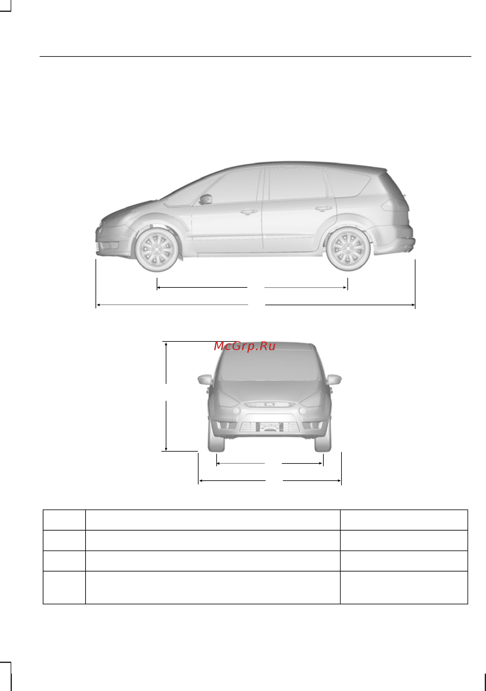 Ford S-MAX (2006) [289/348] Технические характеристики