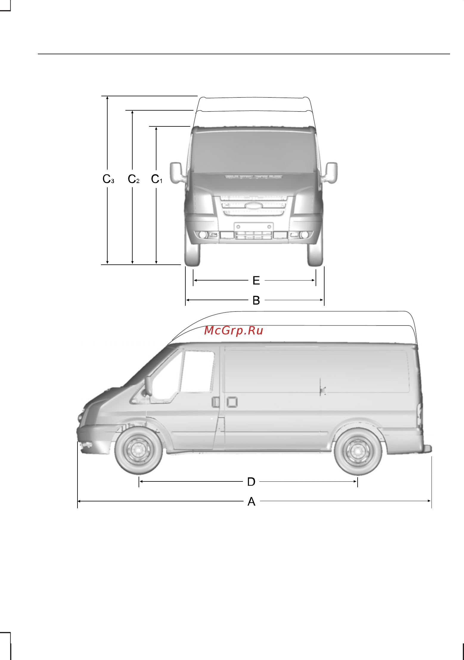 Ford Transit (2006) [179/232] Технические характеристики
