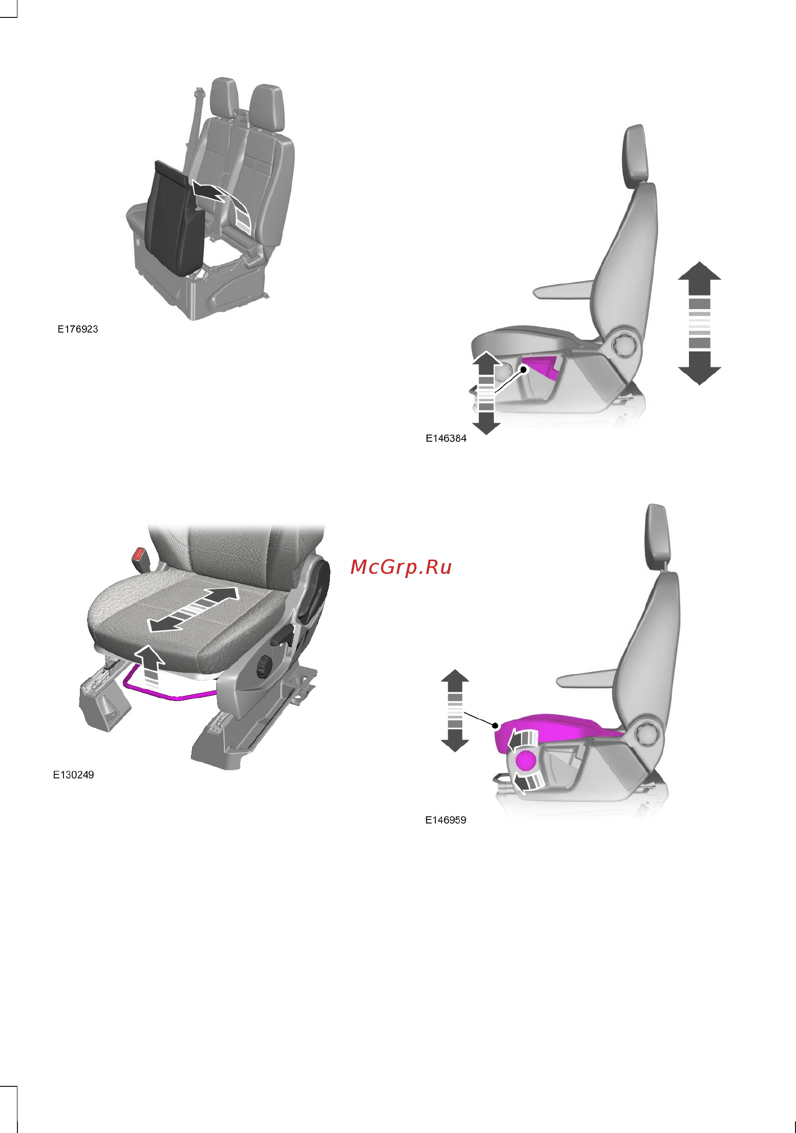 Ford Transit (2014) [12/20] Сиденья с ручной регулировкой