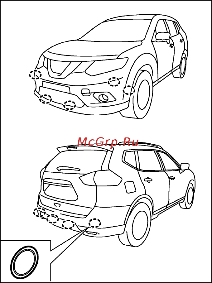 Nissan X-Trail (2015) [172/359] Регулировка дисплея
