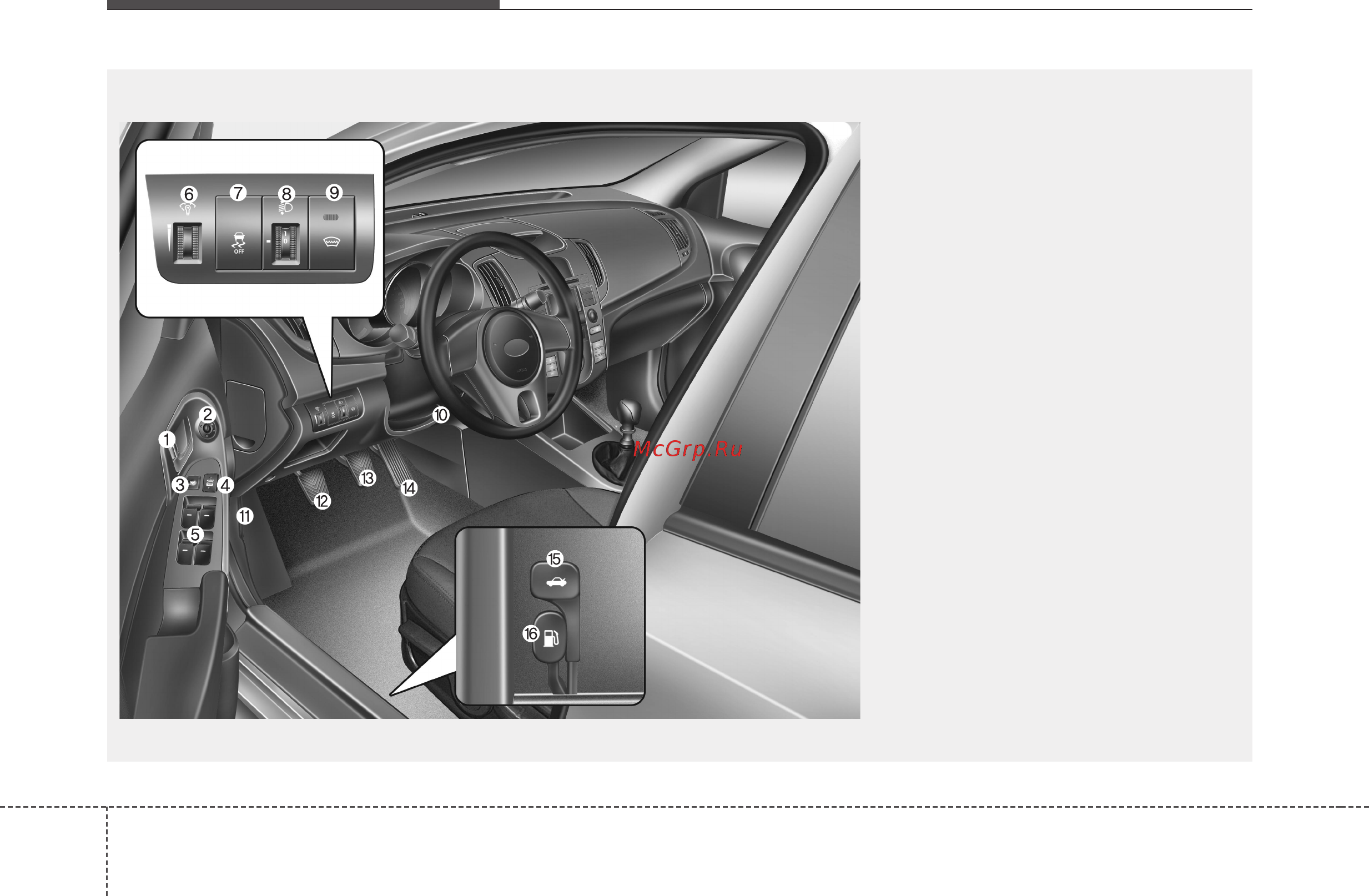 Kia Cerato 2009-2010 [12/401] Общий вид салона