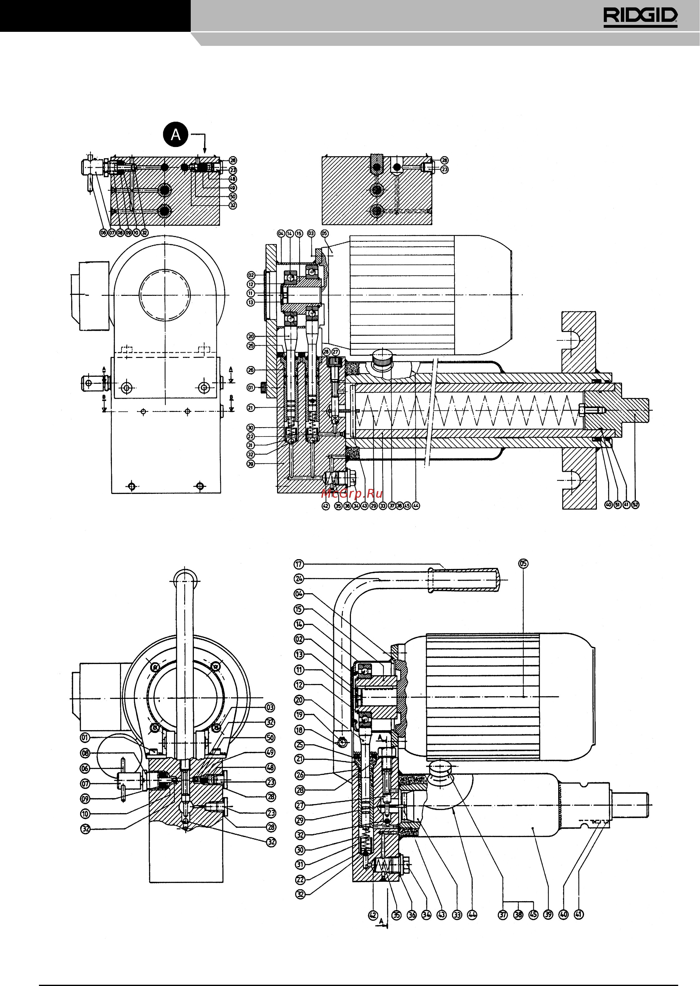 Ridgid 3812S 16411 [10/97] E 3802 e 3811 e 3812 e 3813 e 3814 e