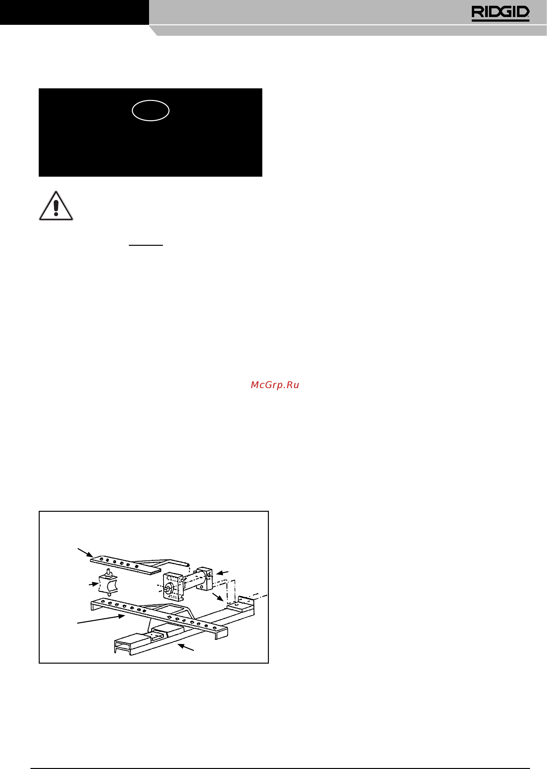 Ridgid 3812S 16411 [2/97] Operating instructions