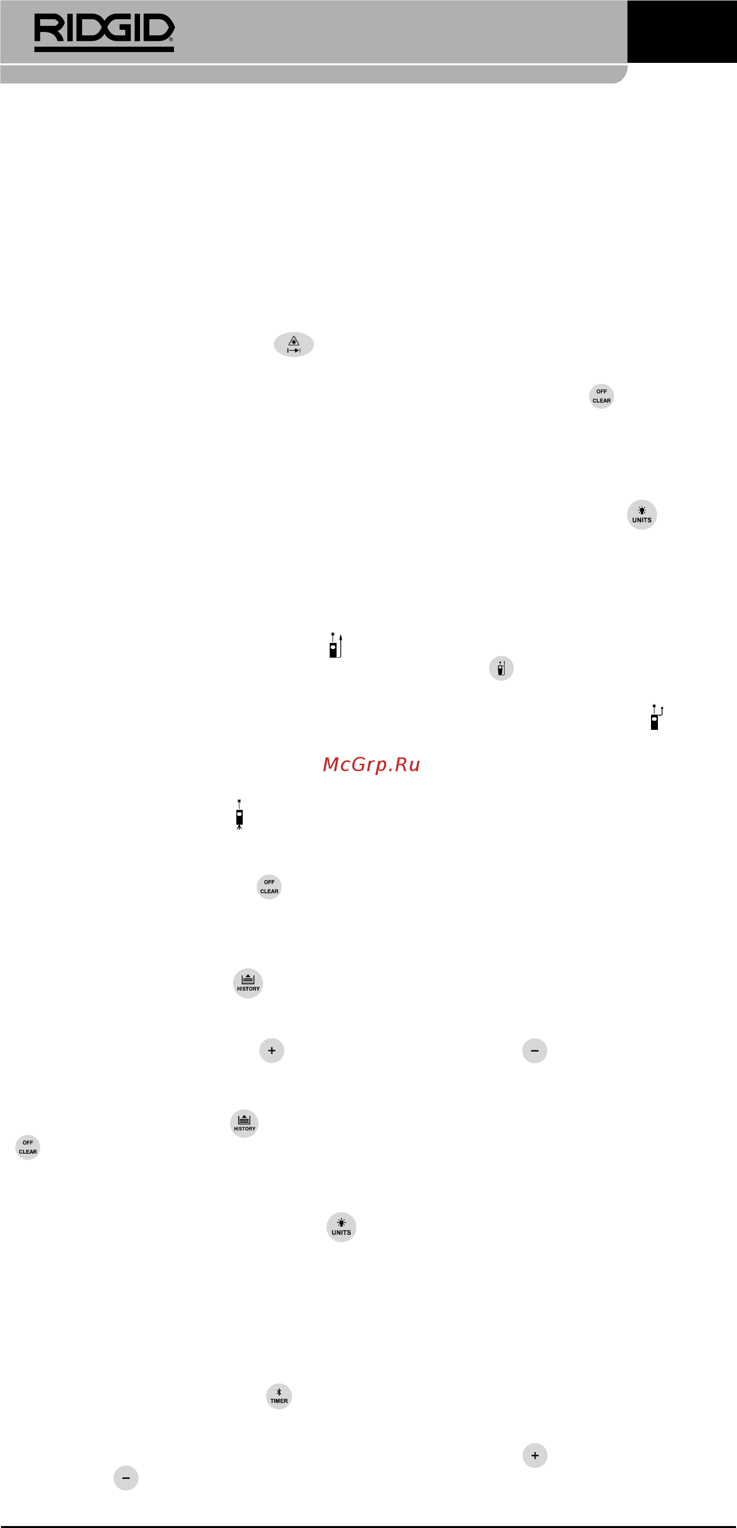 Ridgid micro LM-400 36813 [210/446] Micro lm 400 säätimet ja asetukset