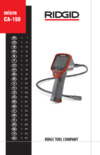Ridgid micro CA-150 Инструкция по эксплуатации