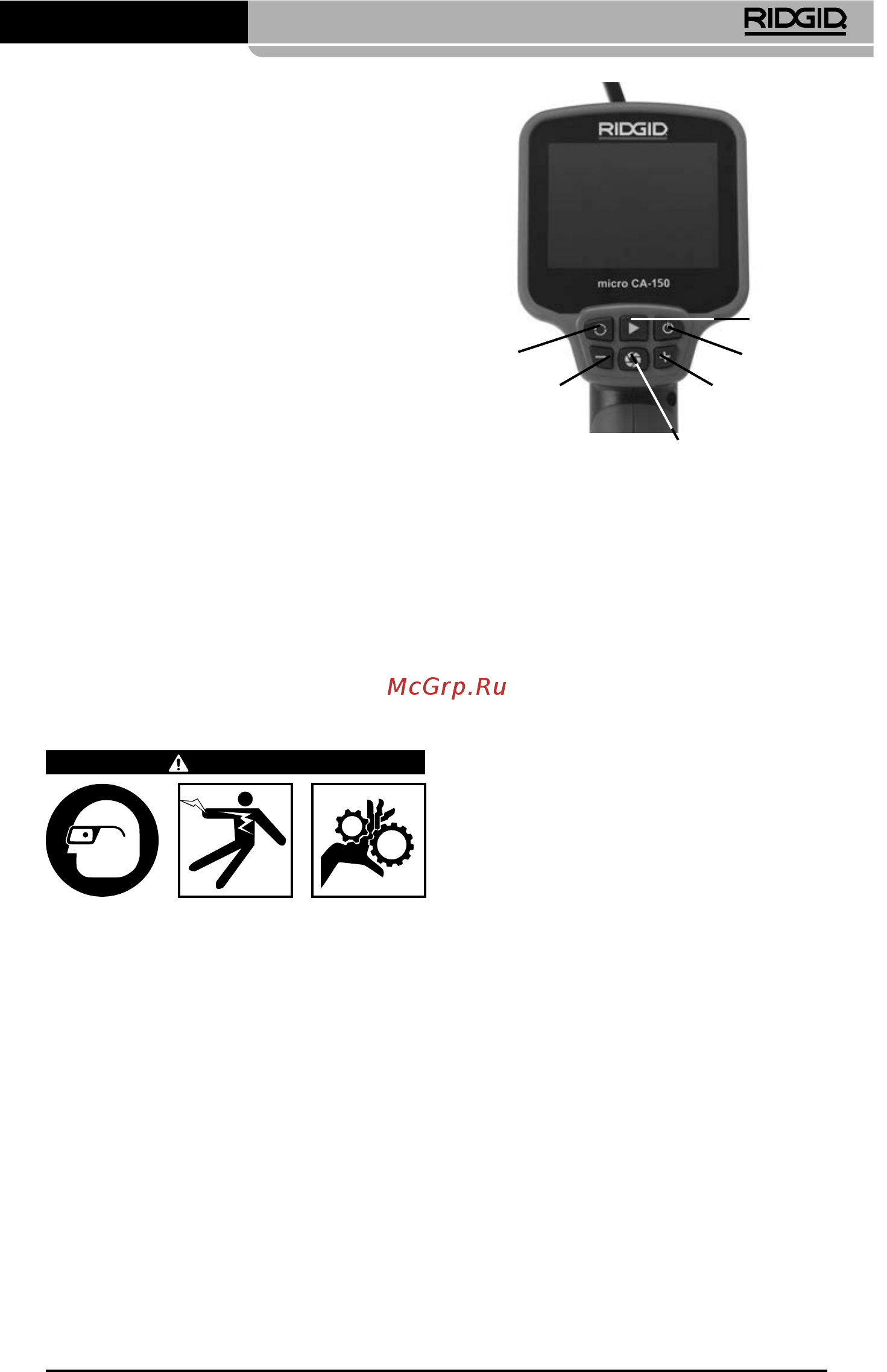 Ridgid CA-150 36848 [105/282] Betjeningsvejledning