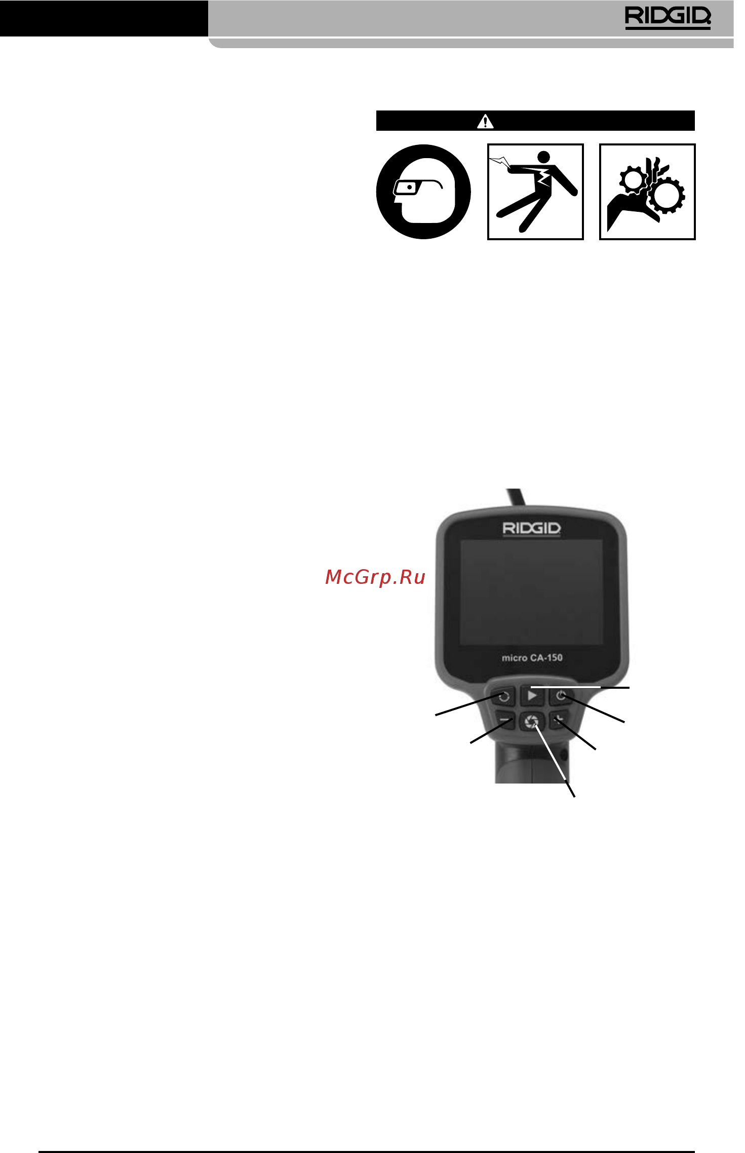 Ridgid CA-150 36848 [165/282] Pokyny na obsluhu