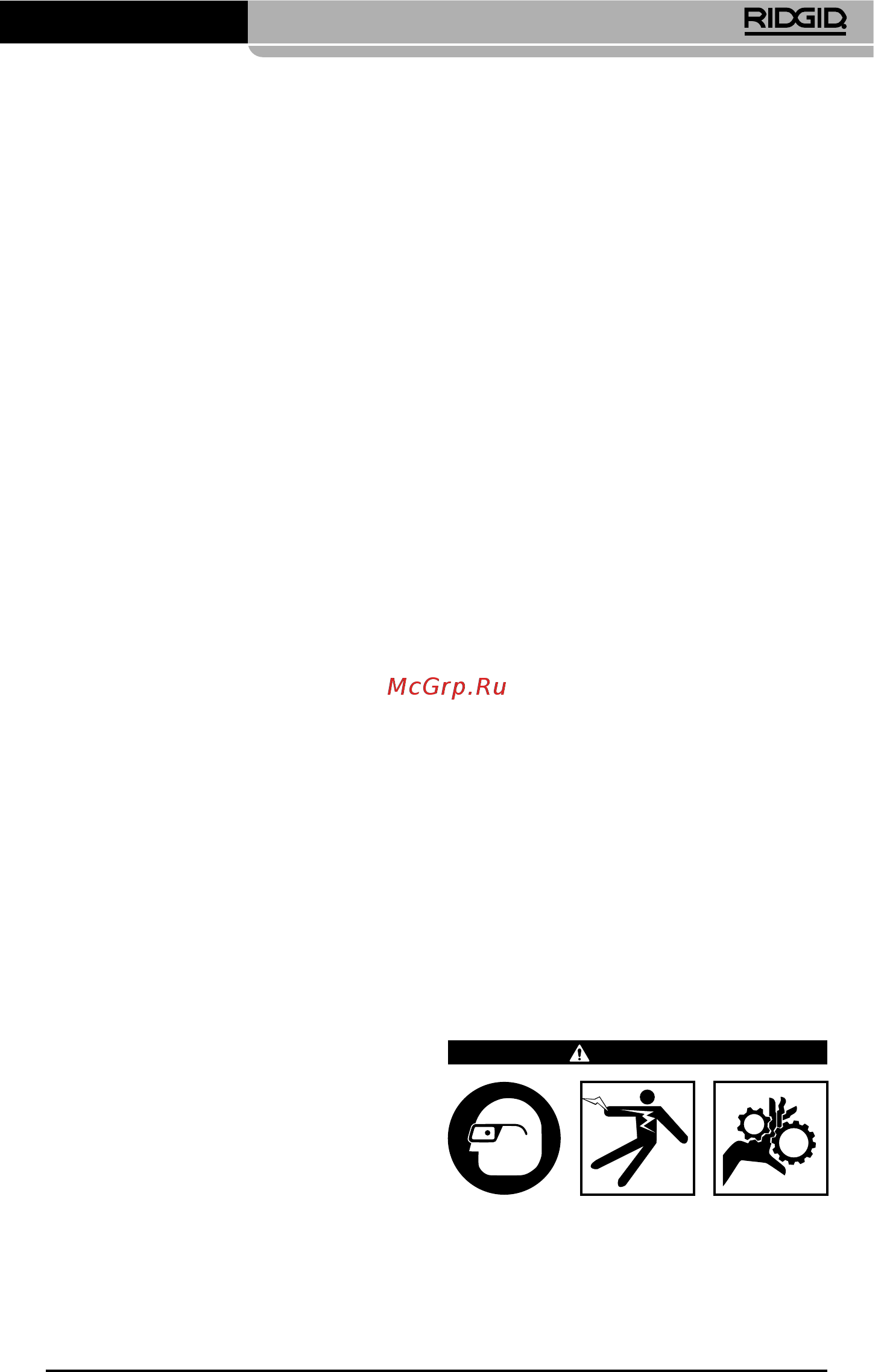 Ridgid CA-150 36848 [45/282] Betriebsanleitung