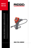 Ridgid micro CA-25 40043 Инструкция по эксплуатации