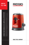 Ridgid micro CL-100 Инструкция по эксплуатации