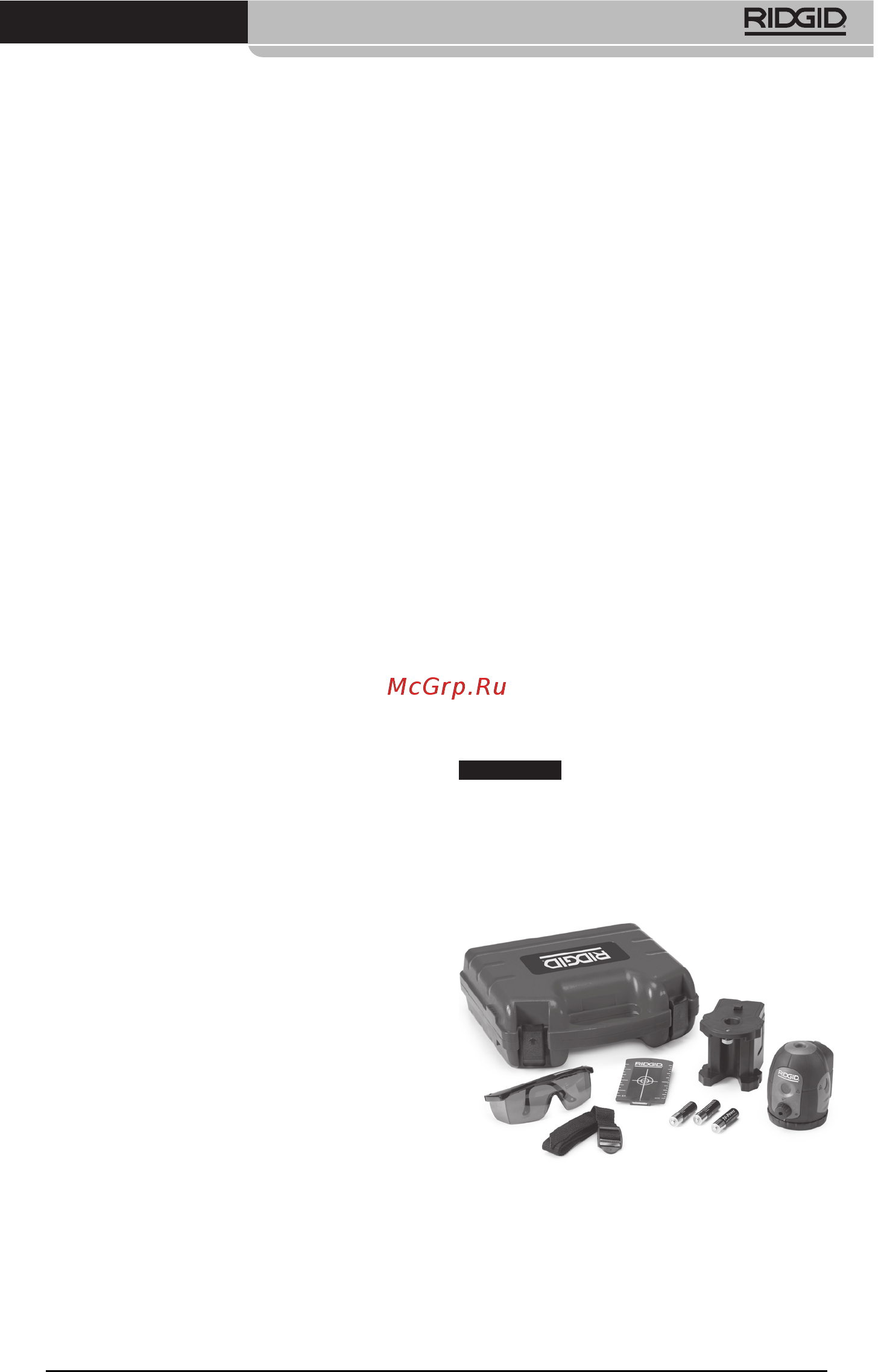 Ridgid DL-500 38763 [223/270] Opis tehnični podatki in standardna oprema