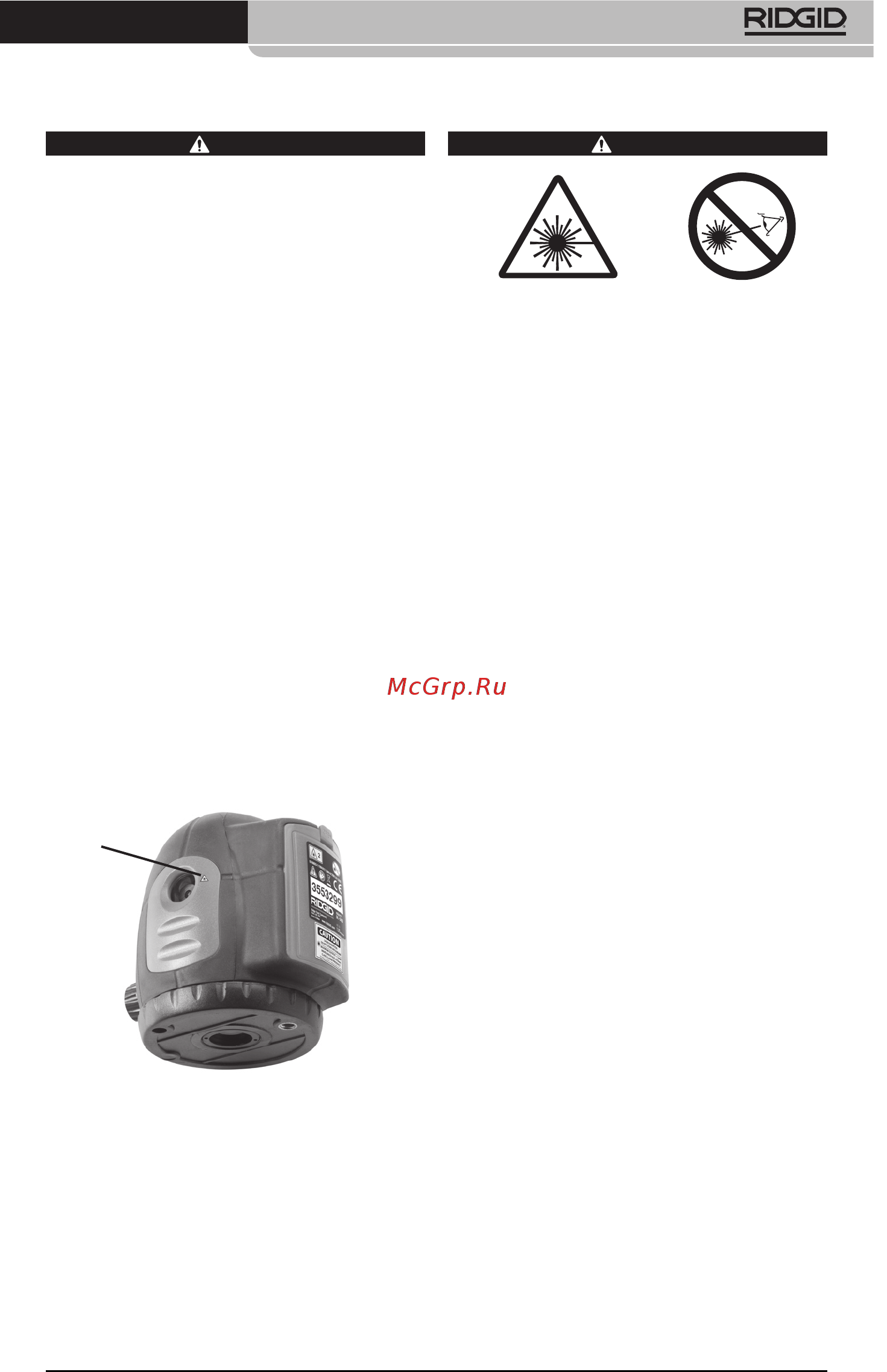 Ridgid DL-500 38763 [261/270] Hazırlama ve çalıştırma