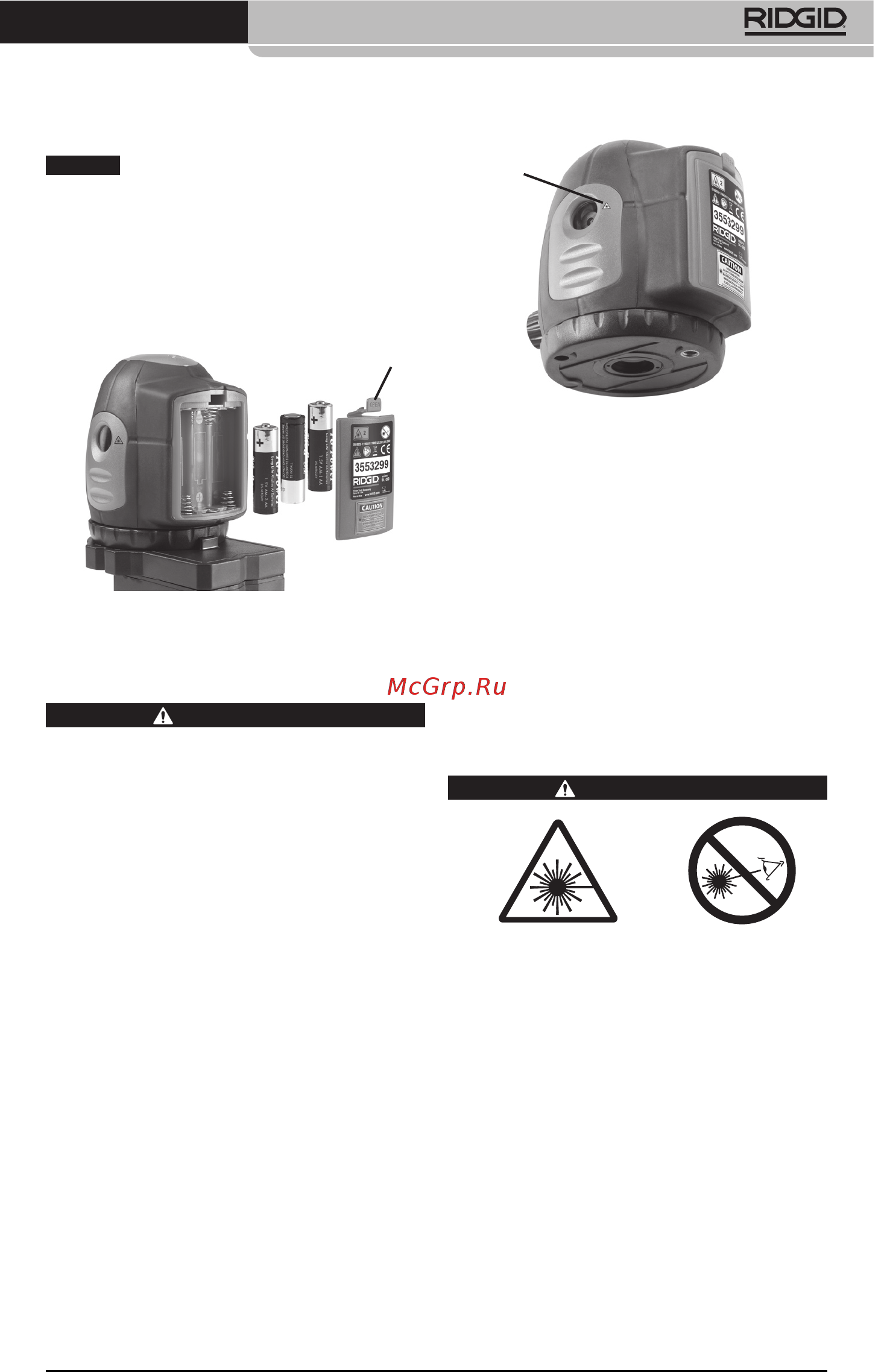 Ridgid DL-500 38763 [69/270] Impostazione ed uso