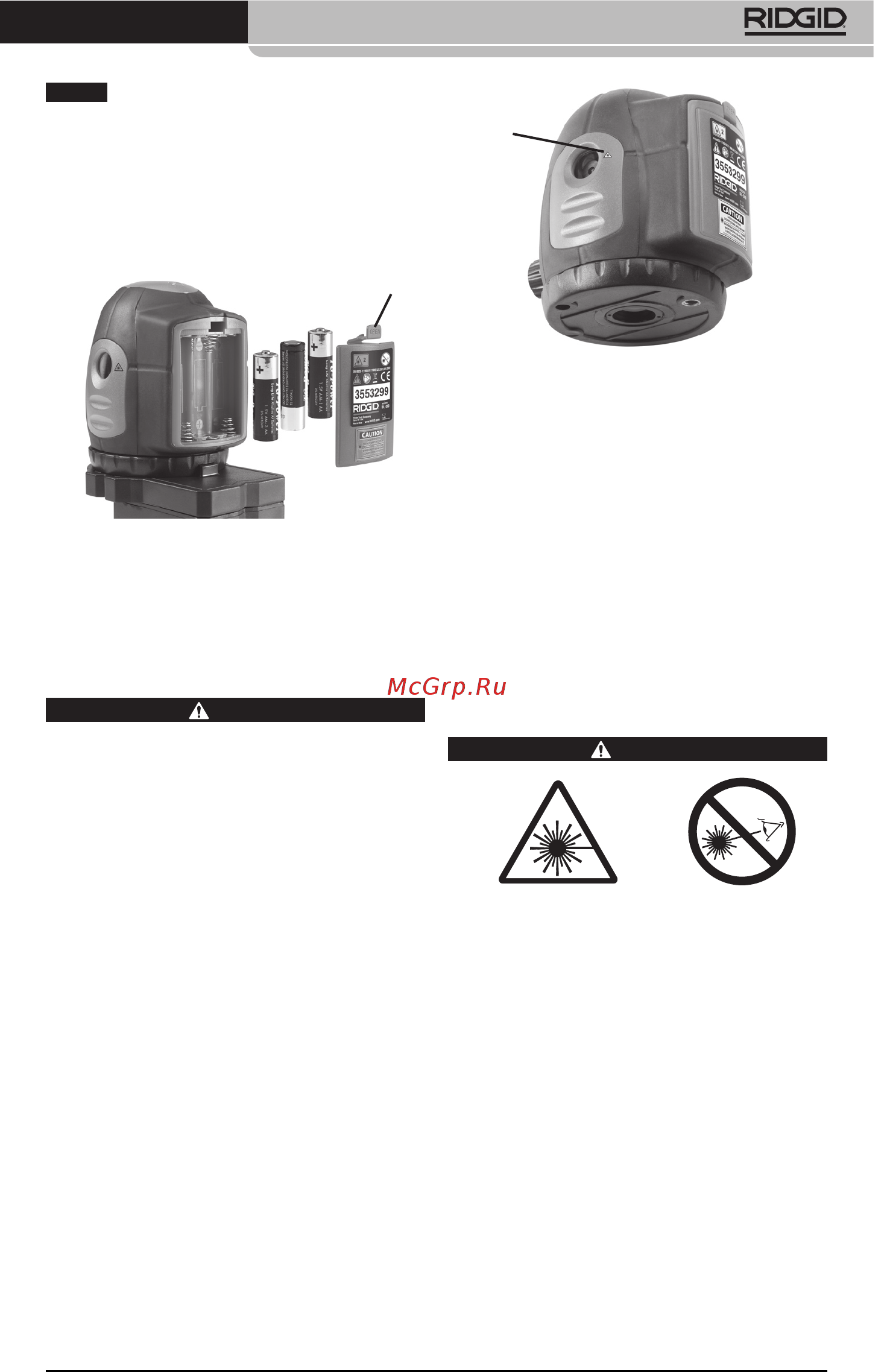 Ridgid DL-500 38763 [81/270] Configuração e funcionamento