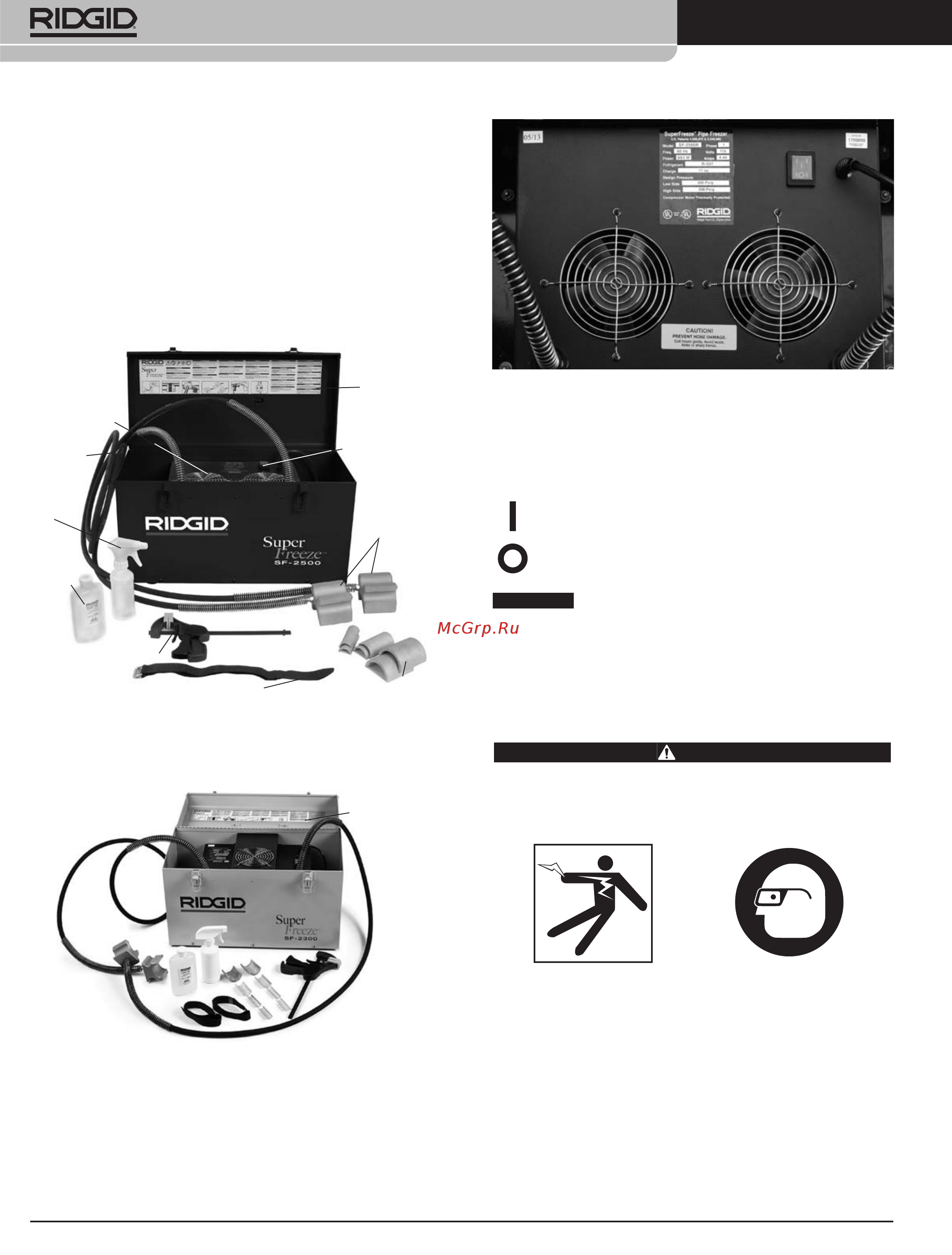 Ridgid SF-2500 SuperFreeze [48/71] Bbi i llddi i rri i m m