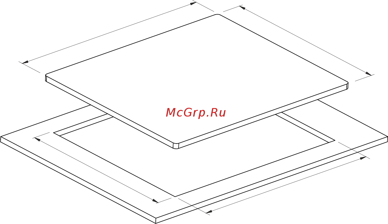 Maunfeld GH 724 G-MCW Монтажная схема онлайн