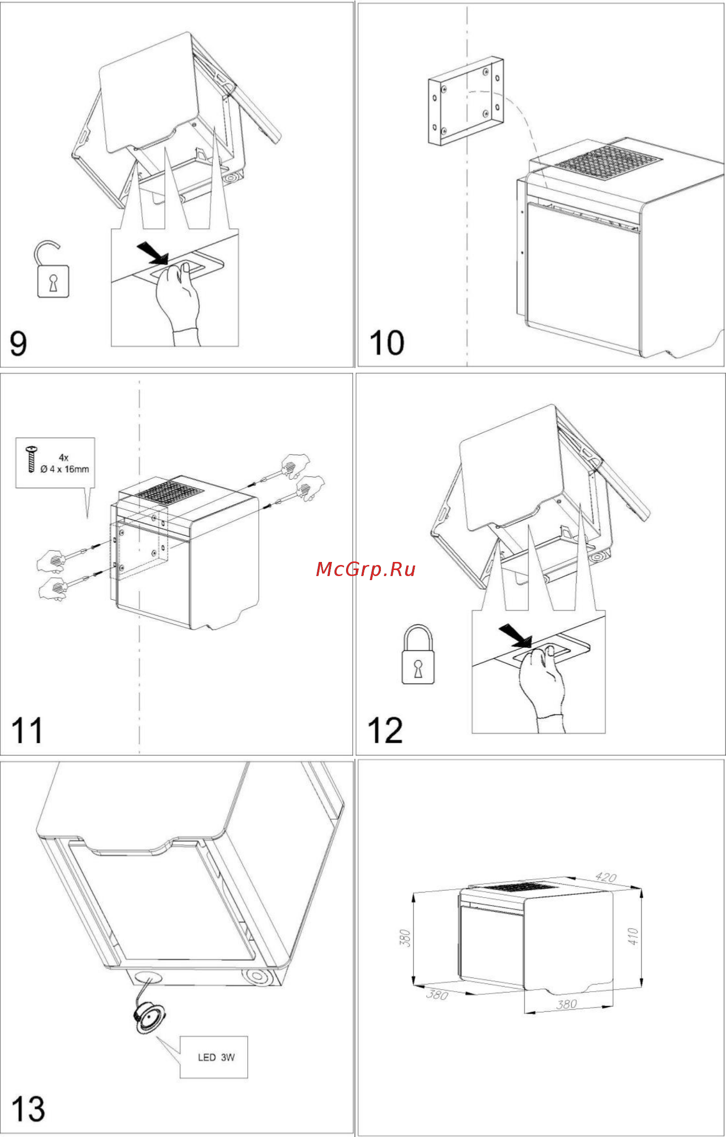 Maunfeld BOX QUADRO Инструкция по эксплуатации онлайн [5/11] 209223