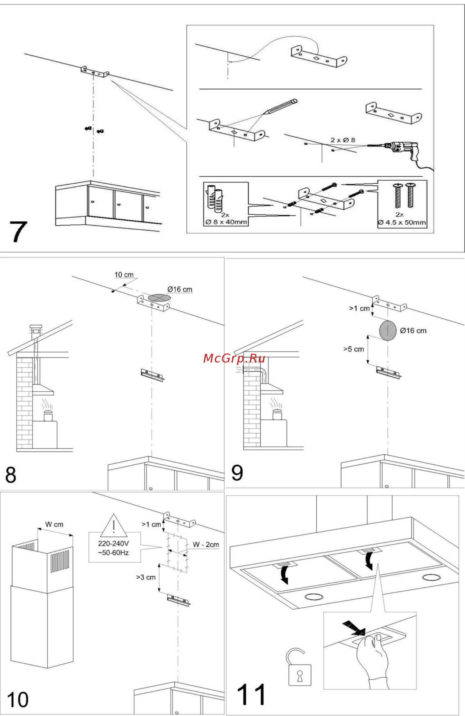 Maunfeld Roding Slim Инструкция по эксплуатации онлайн [7/11] 209287