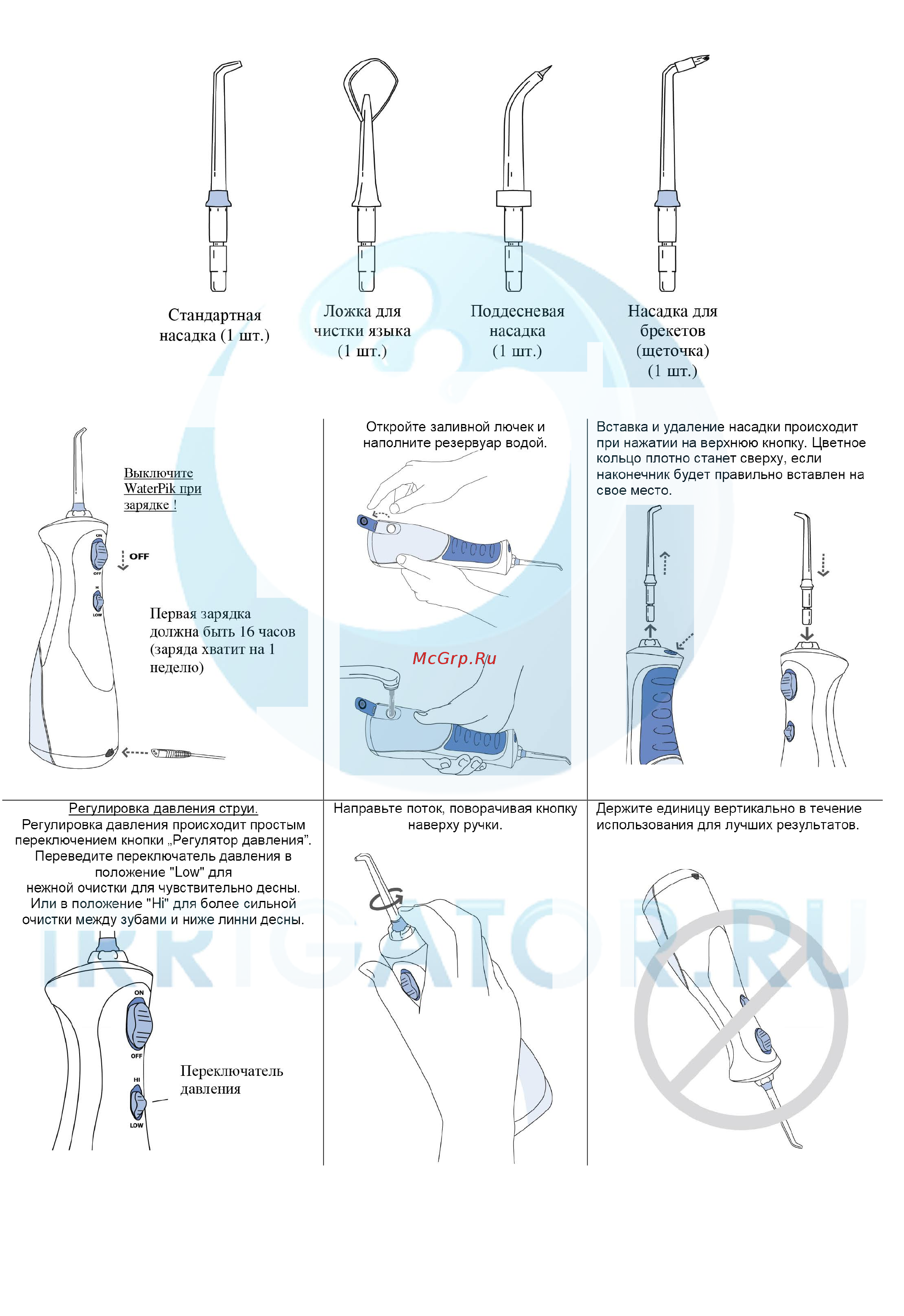 Waterpik WP-450 [2/3] 1 шт