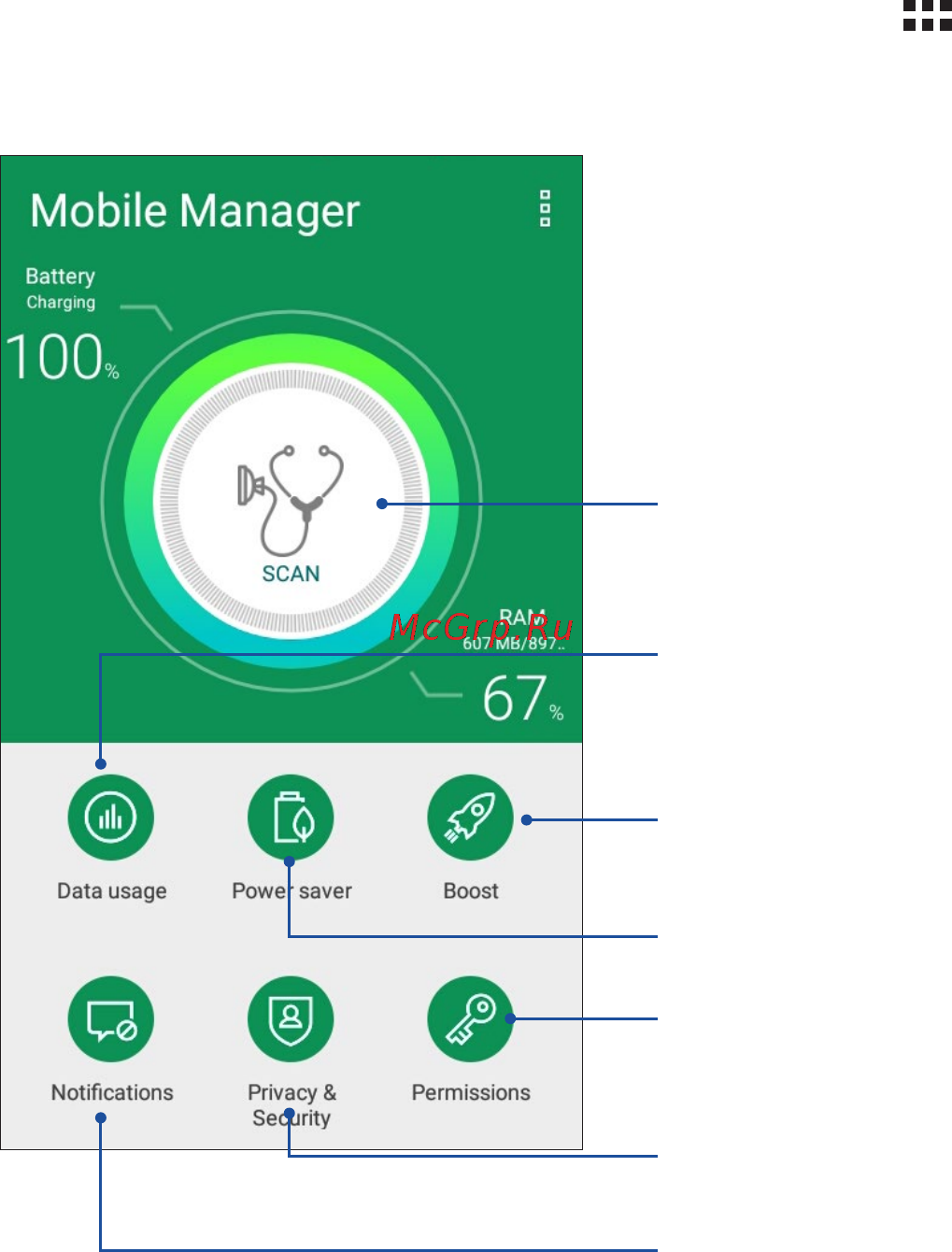 Asus ZenFone 3 Zoom (ZE553KL) [105/119] Mobile manager