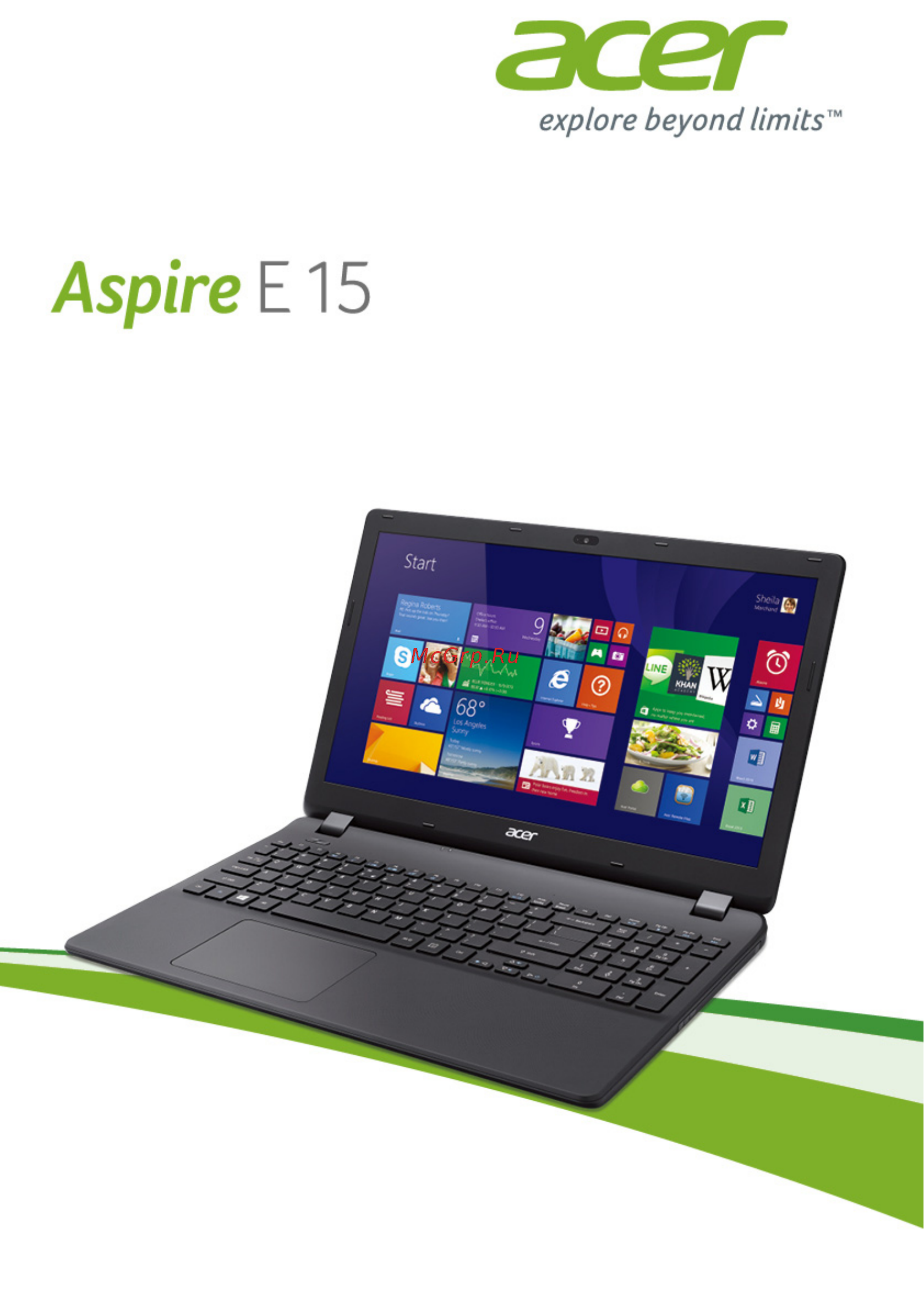 Acer Aspire ES1-512-P2UC Руководство по эксплуатации онлайн