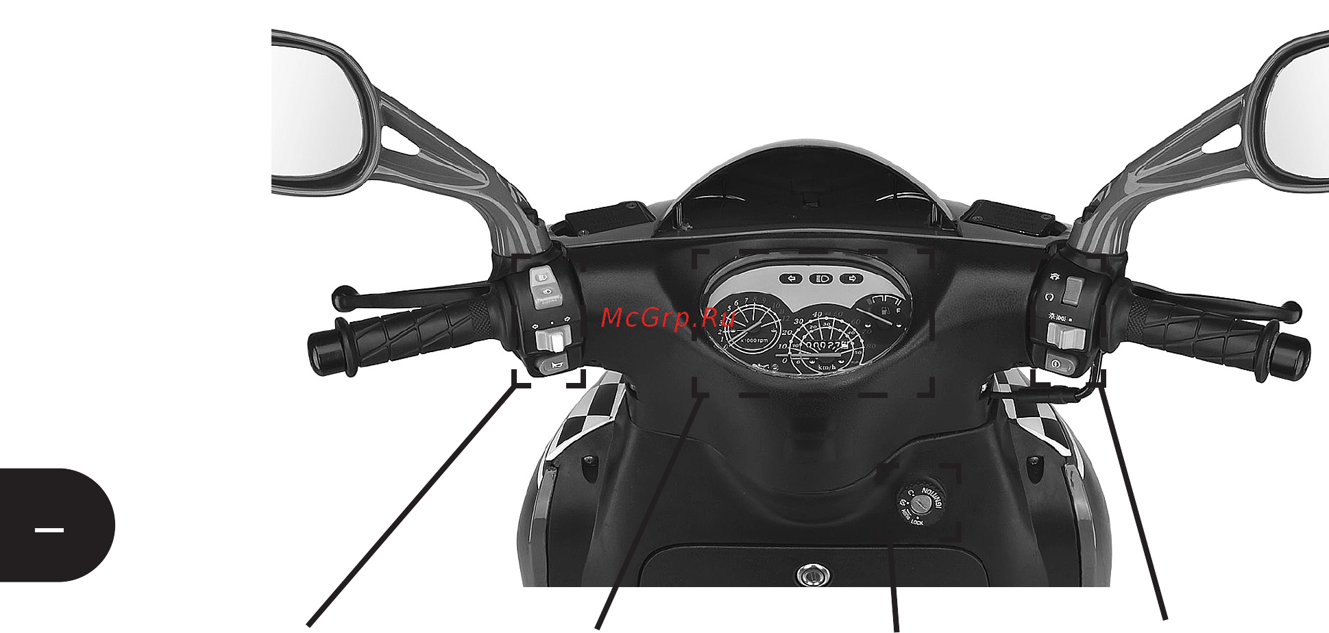 Baltmotors Hiker 125 DD [9/49] Элементы управления и инструменты