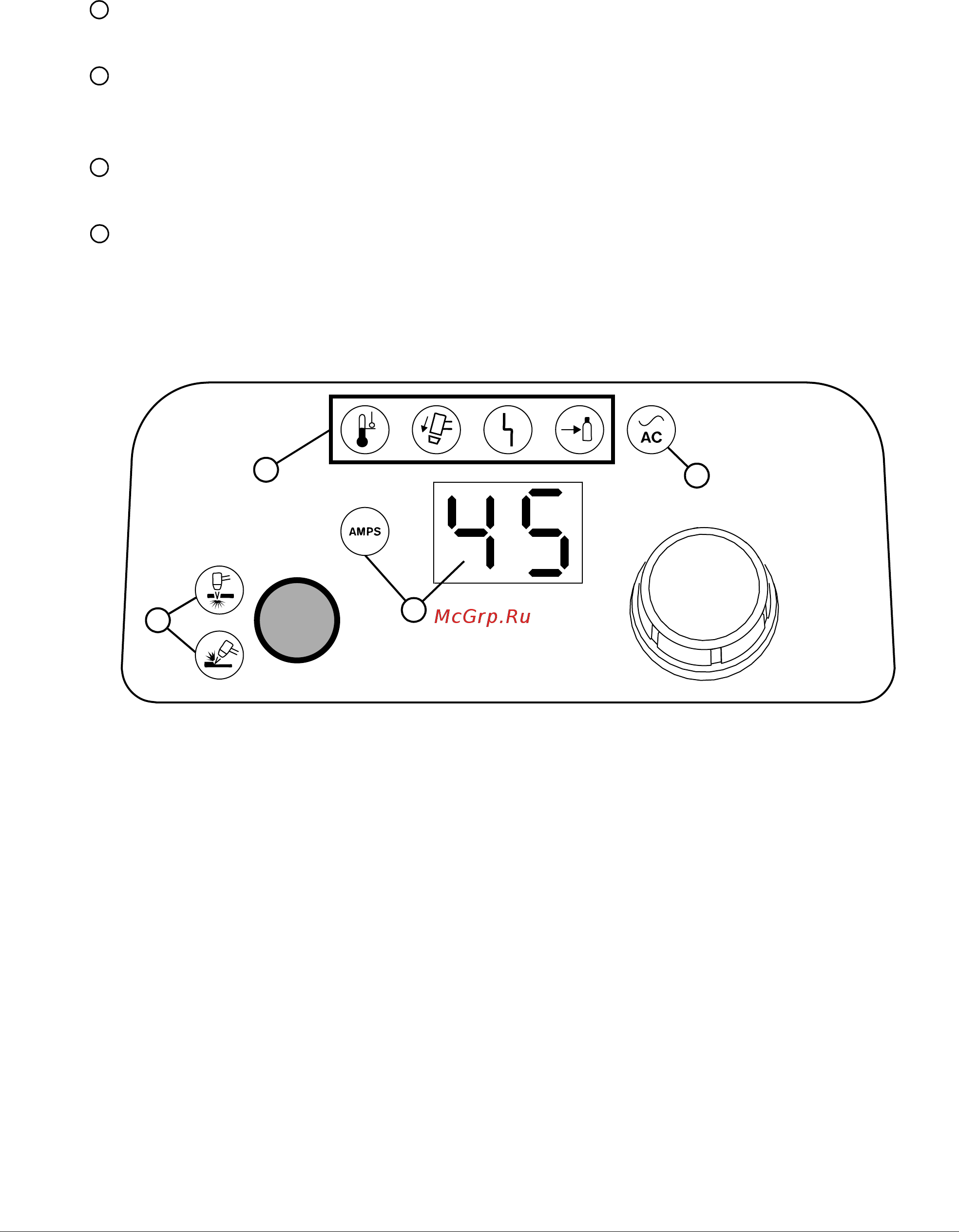 Hypertherm Powermax45 XP [54/192] Шаг 7 проверьте настройки резки и светодиоды