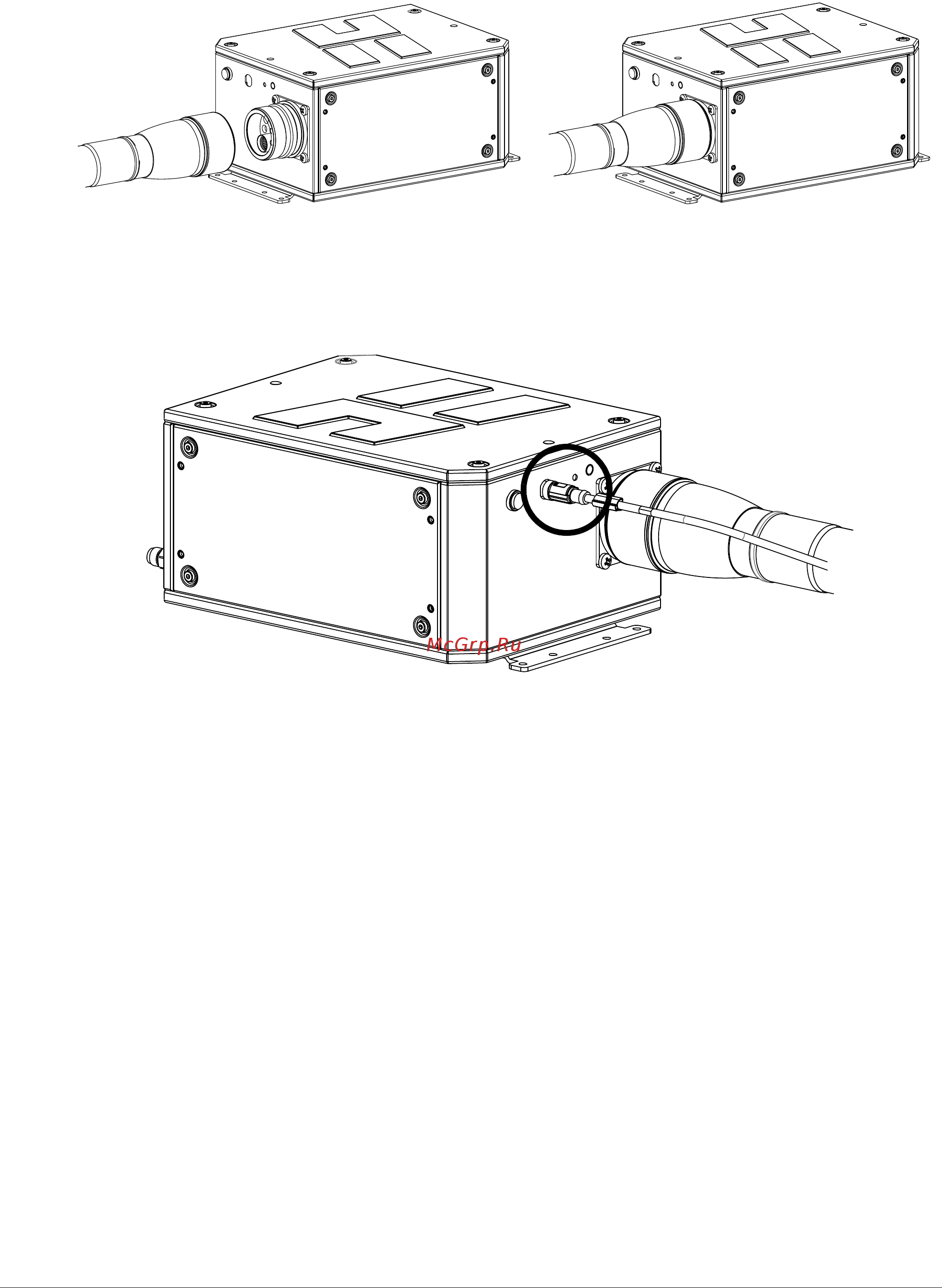 Hypertherm XPR300 [124/508] Подсоедините кабель плазмообразующего клапана к соответствующему разъему подтяните вручную