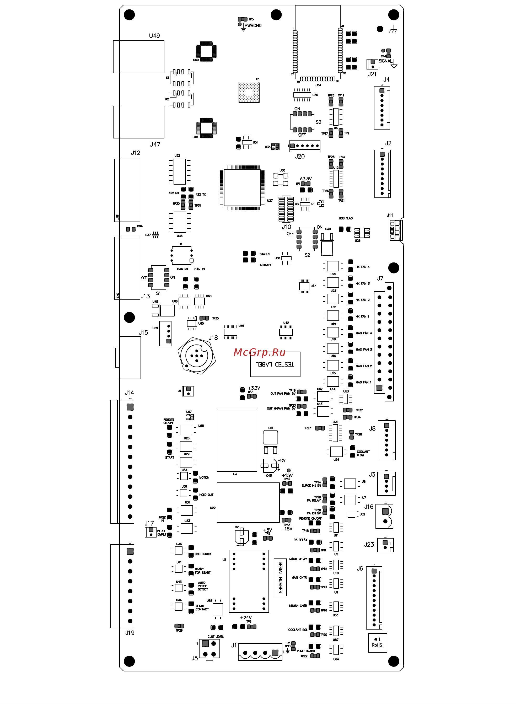 Hypertherm XPR300 [320/508] Контрольная печатная плата источника тока системы плазменной резки 141322