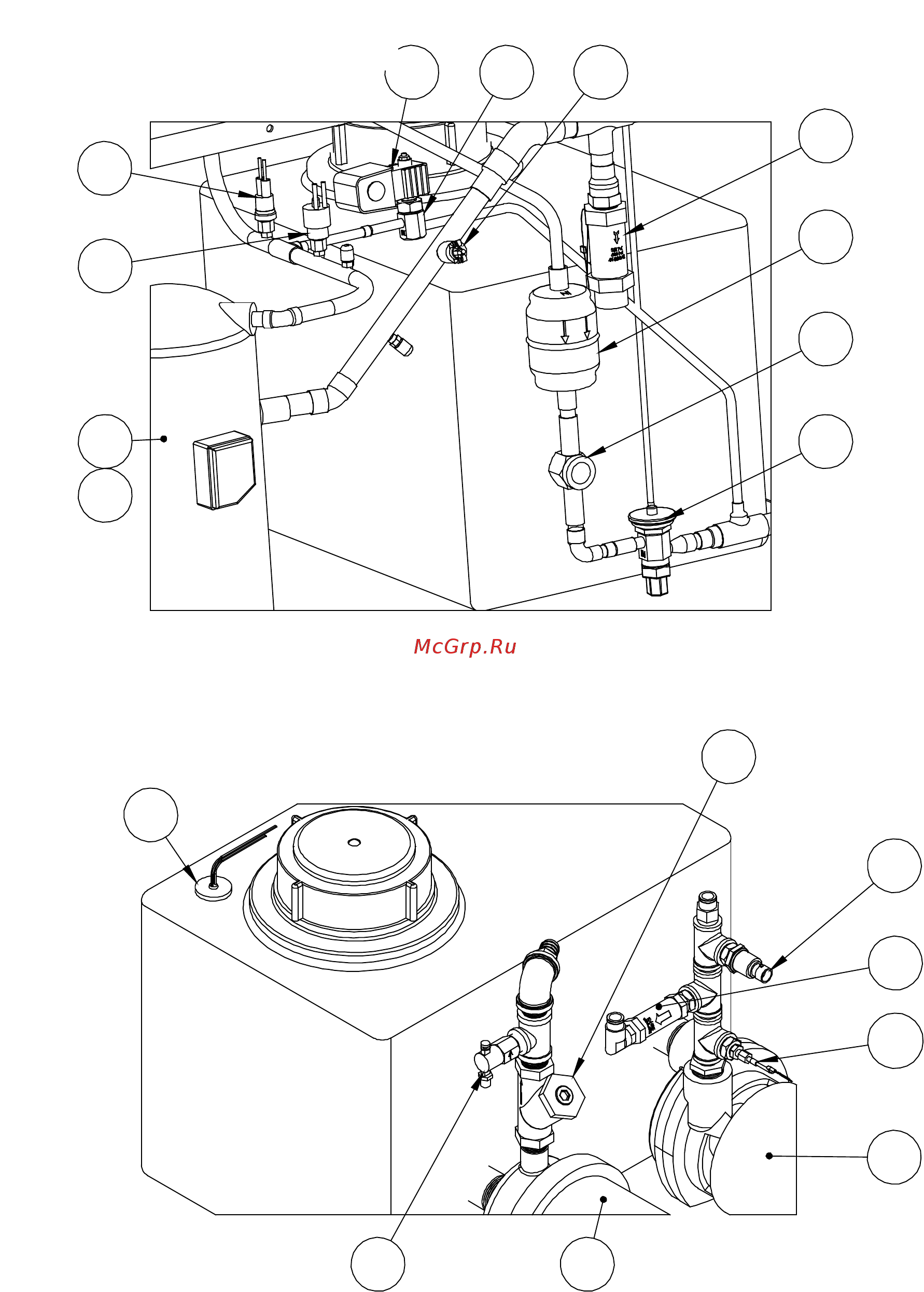 Hypertherm HPR800XD [28/30] Pump assemblies