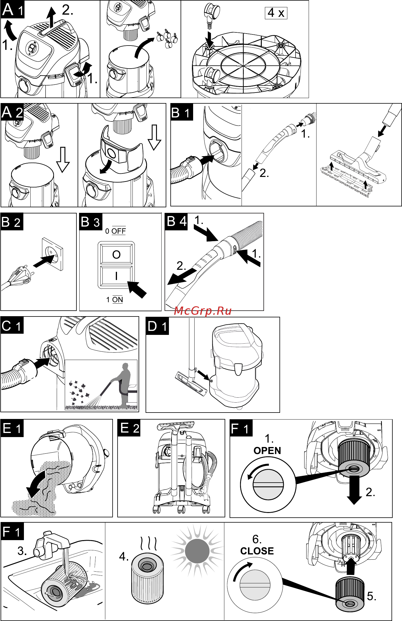 Karcher WD 3 Car Инструкция по эксплуатации онлайн [3/154] 210142