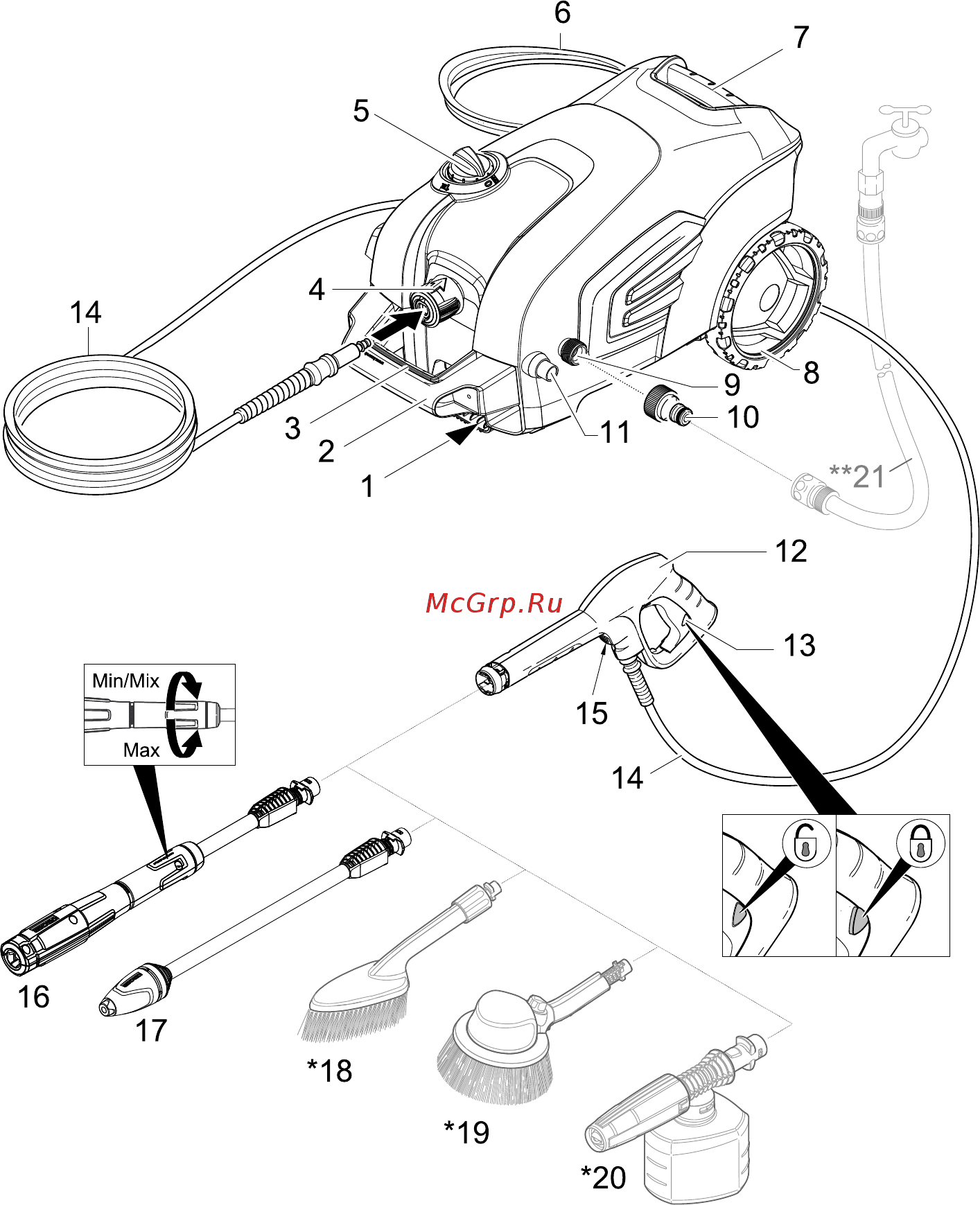 Karcher K 4 Compact Инструкция по эксплуатации онлайн [3/154] 210163
