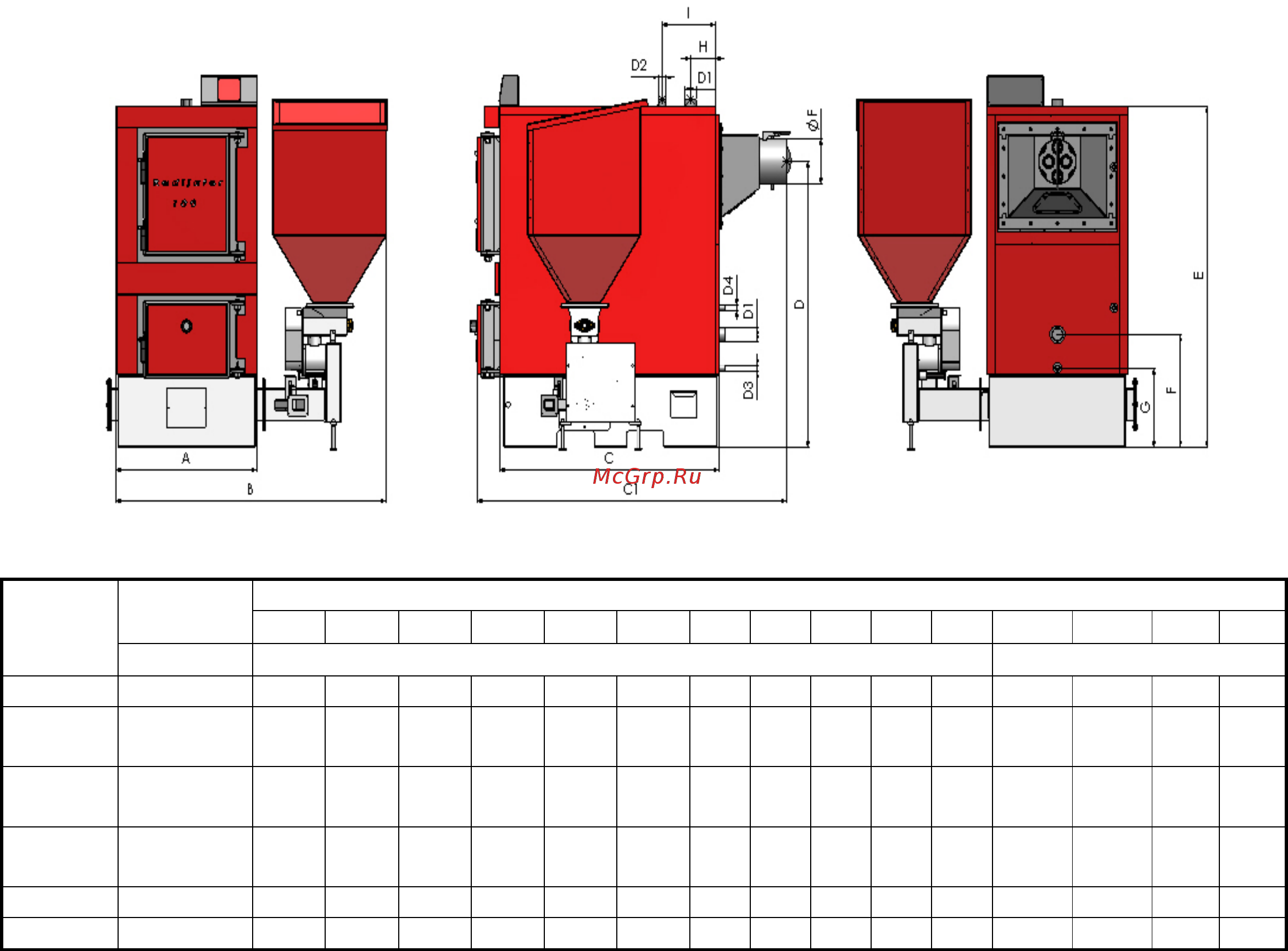 ACV TKAN 80 [16/24] Таблица размеров