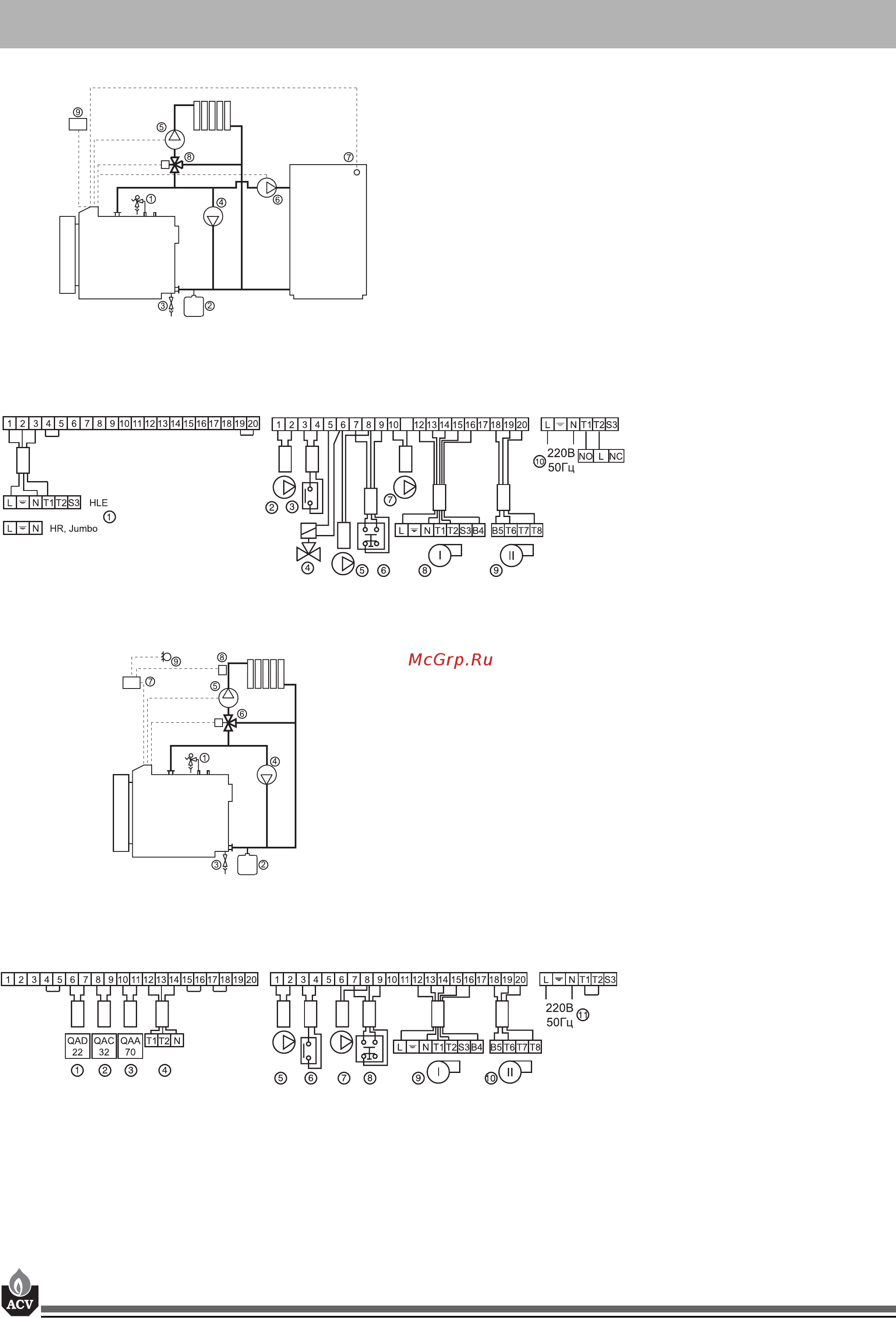 ACV Compact A 100 [7/14] Присоединения