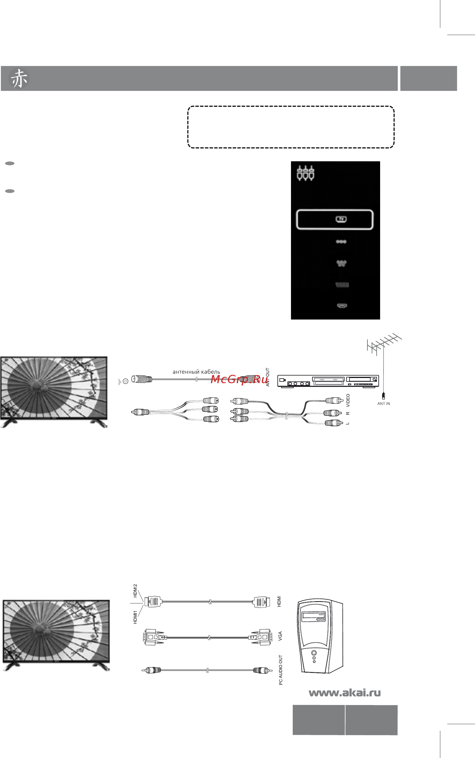 Akai LES-32X82WF [10/32] Les 32x82wf