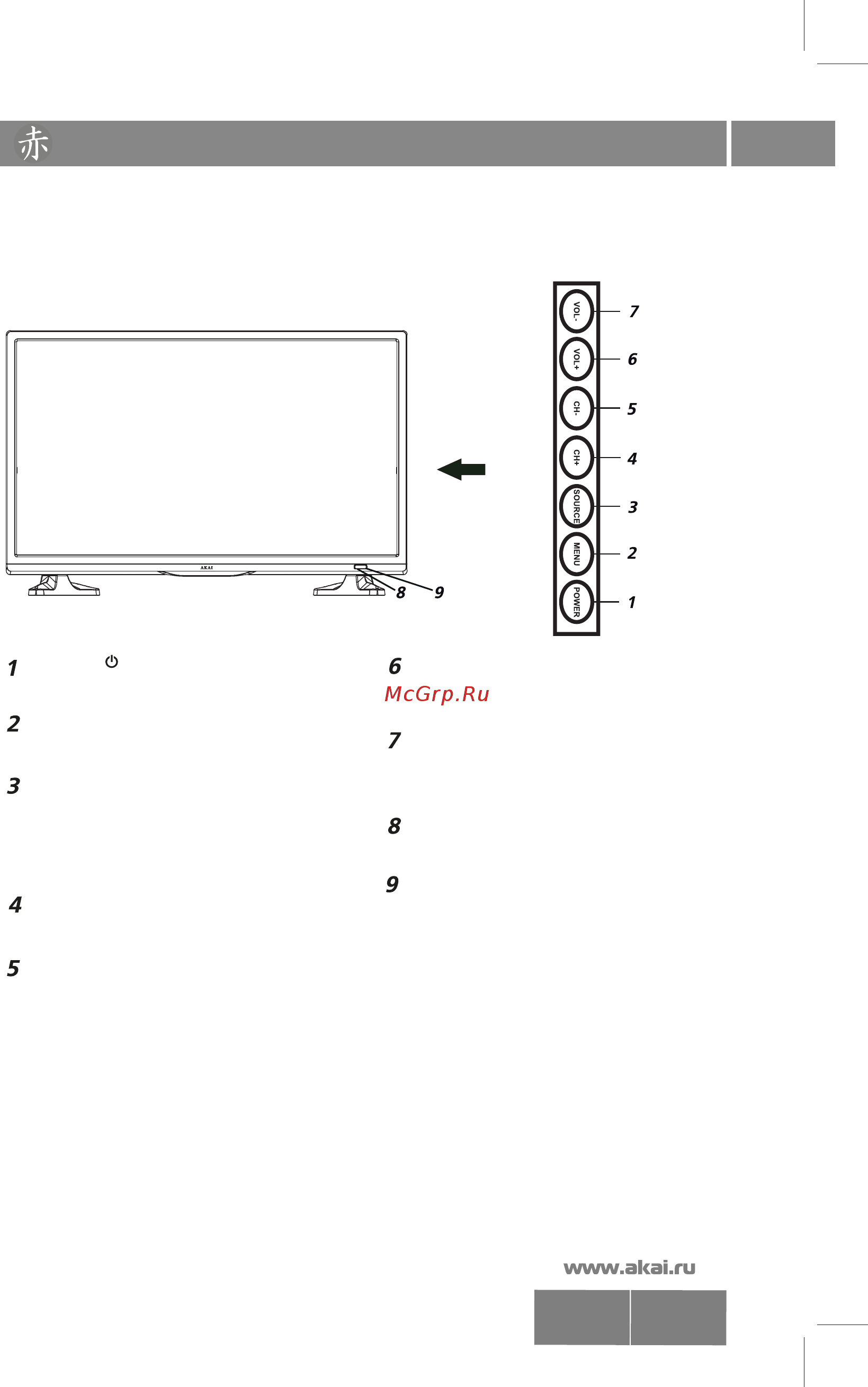 Akai LEA-24A64M [6/34] Lea 24a64 65 m w