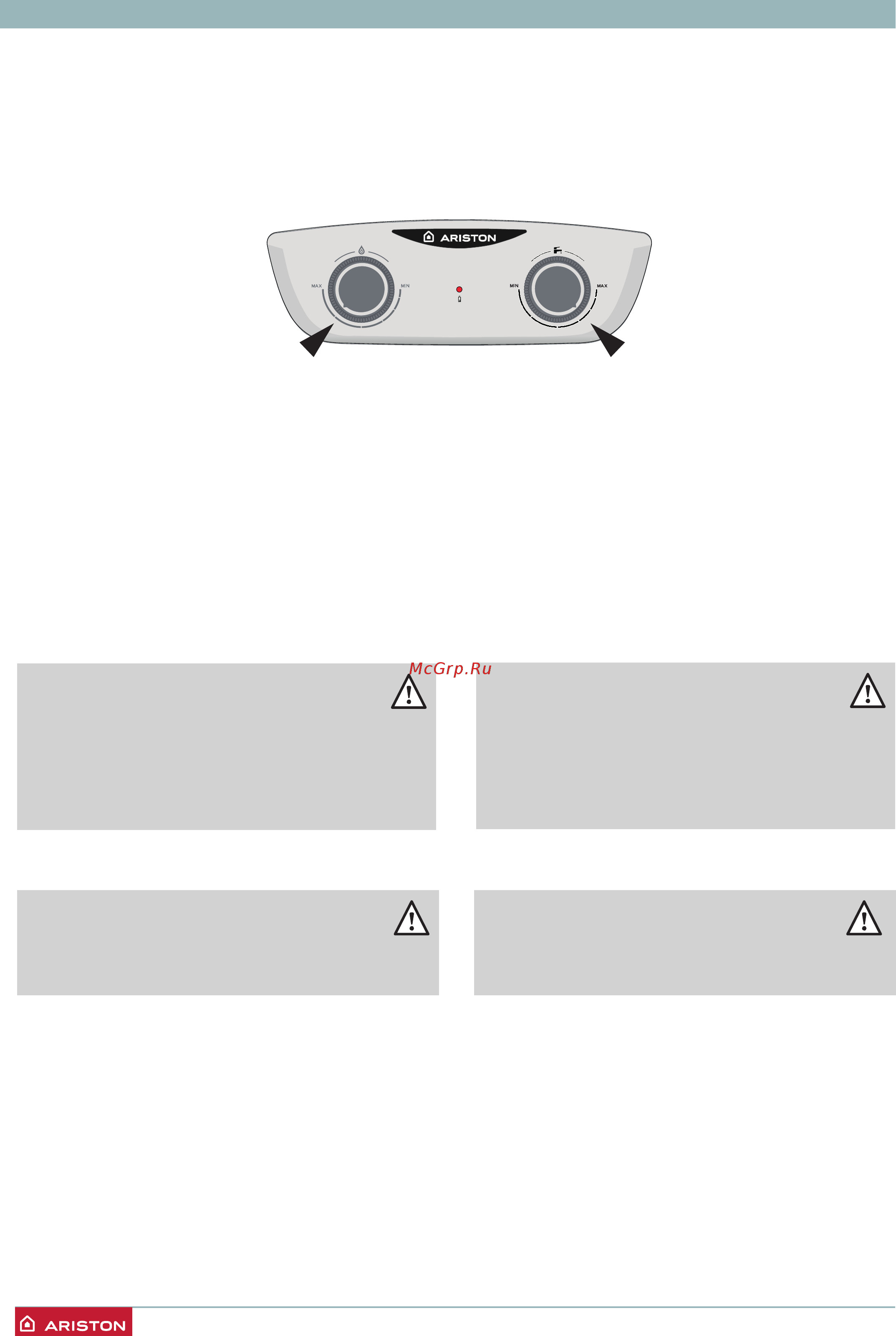 Ariston FAST R Fast R ONM 10 [8/40] Внимание вода с температурой выше 50 с может причинить серьезные ожоги всегда проверяйте температуру воды перед использованием