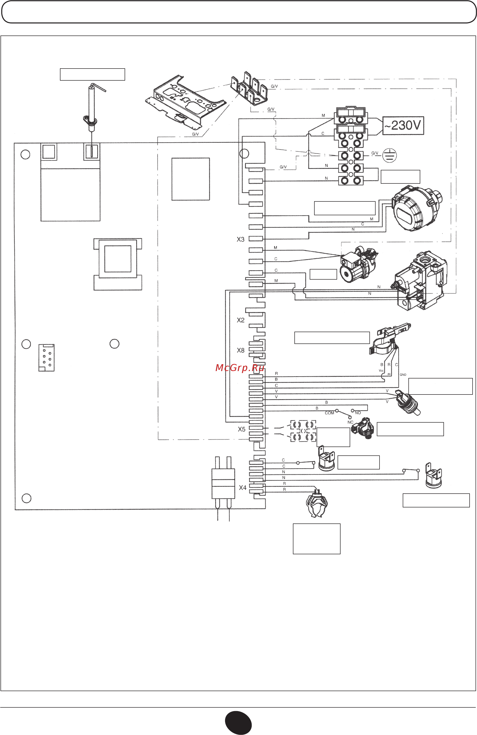 Baxi ECO-4s 24 [31/36] Цвет проводов