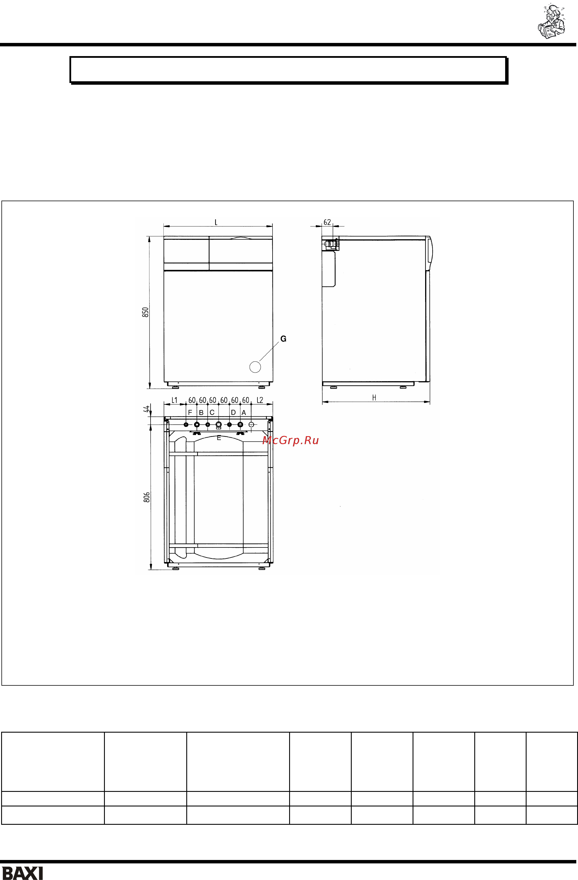 Baxi SLIM UB 120 INOX KSW71408791 [6/16] Руководство для технического персонала
