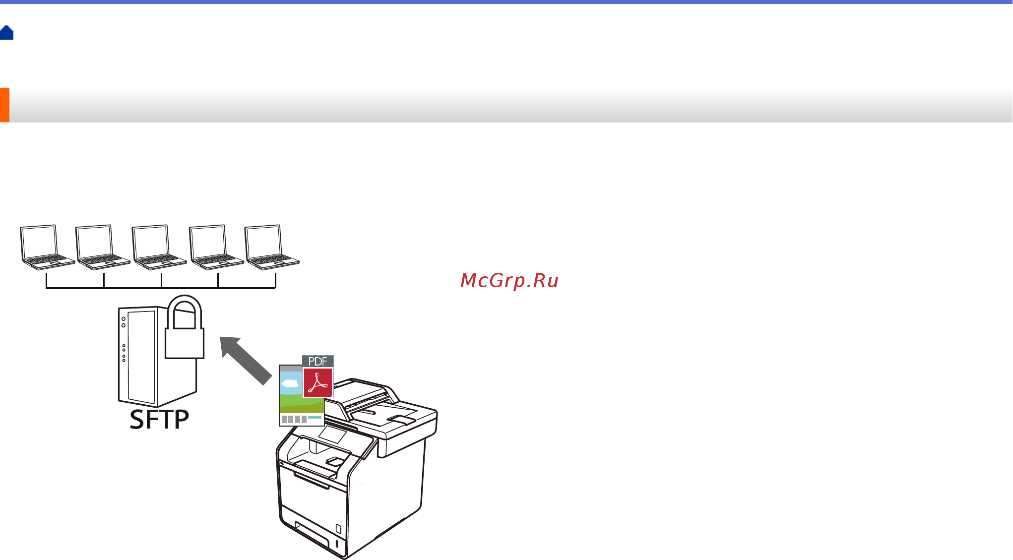 Brother DCP-L6600DW [118/733] Сканирование в ssh ftp sftp