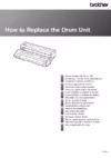 Brother HL-L5200DW Руководство по замене фотобарабана