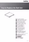 Brother HL-L8250CDN Руководство по замене ленточного картриджа