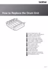 Brother HL-L8250CDN Руководство по замене фотобарабана
