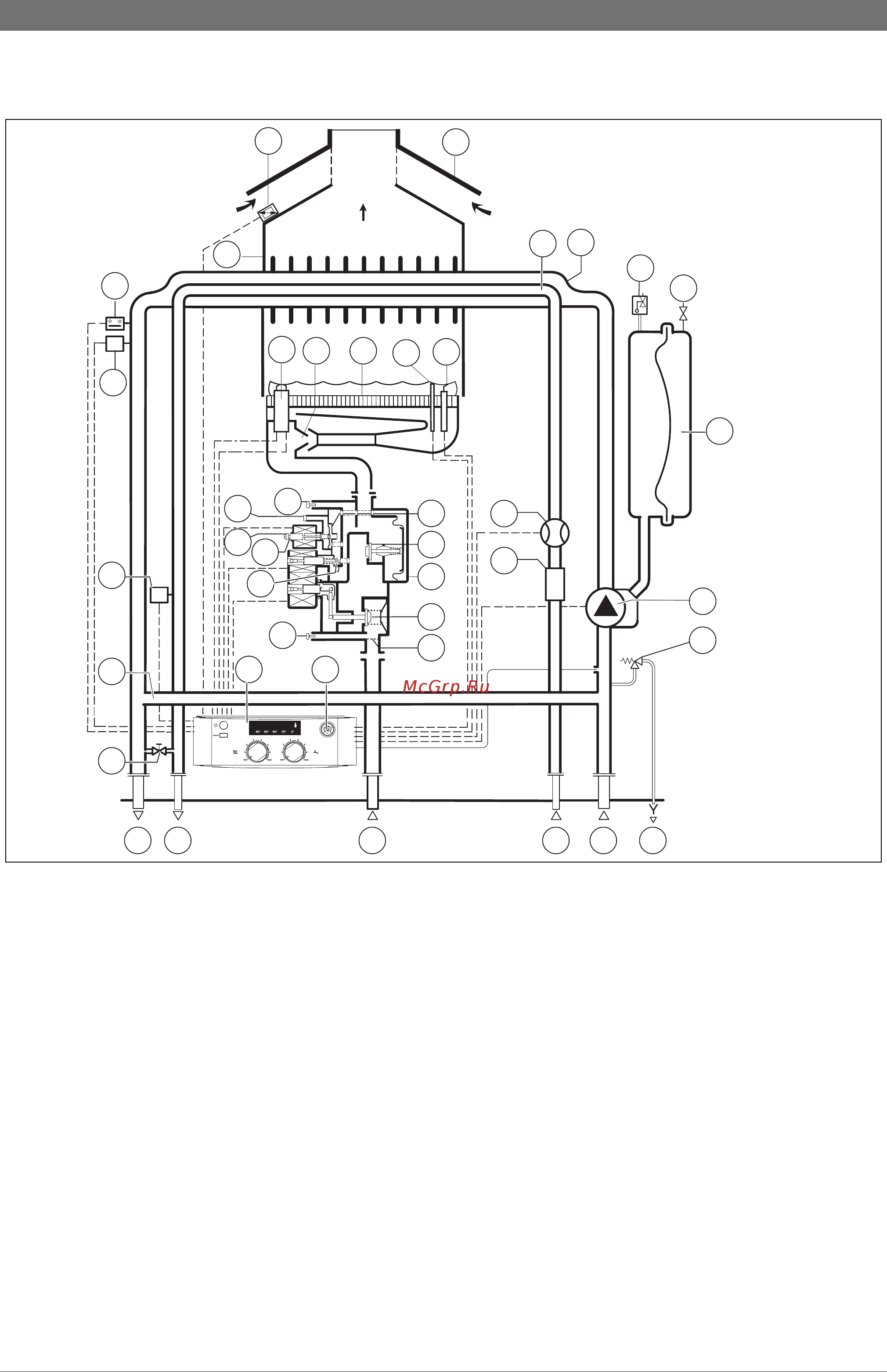 Bosch ZSA 24–2 K [12/51] Гидравлическая схема zwa