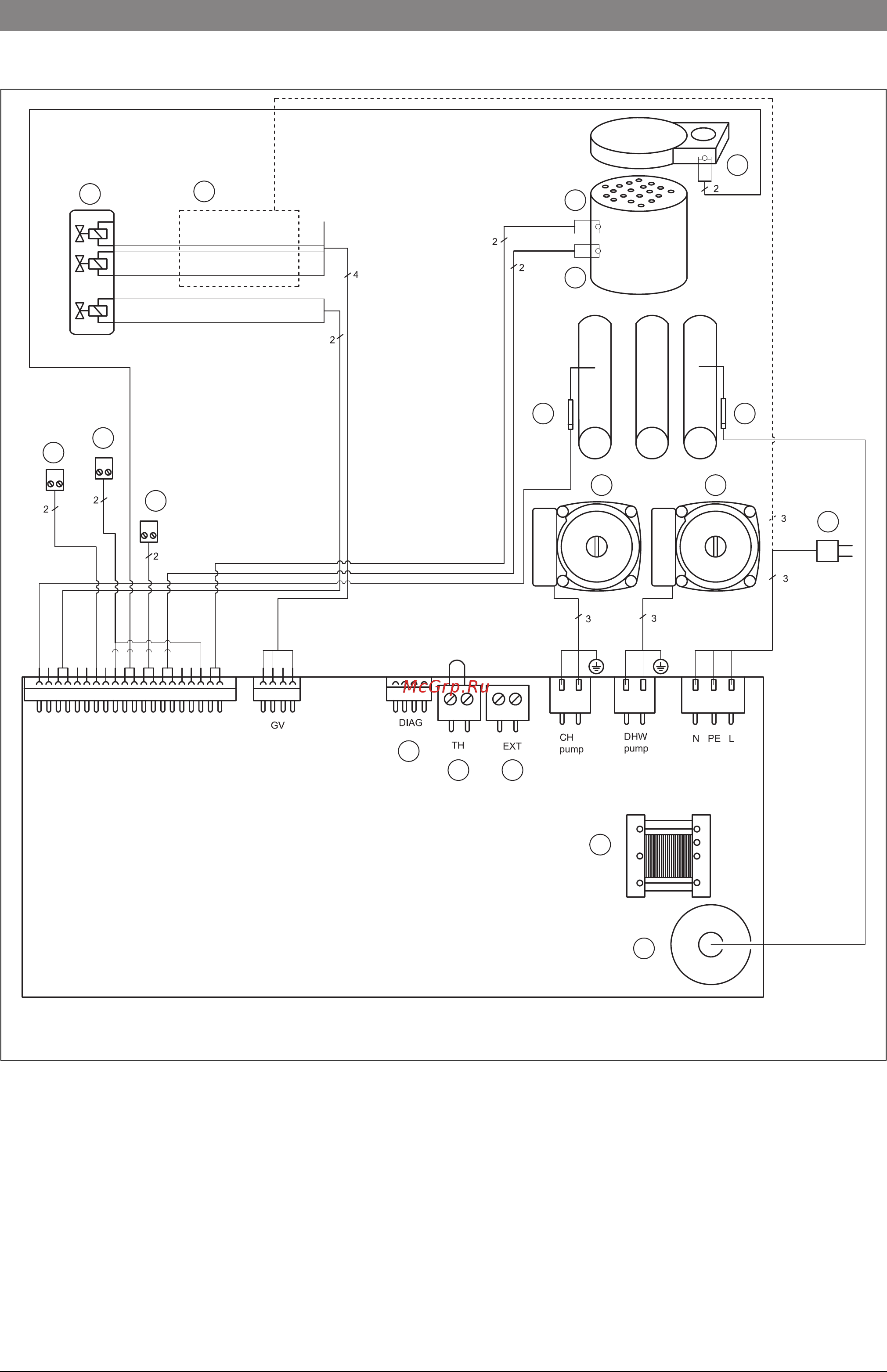 Bosch GAZ 2500F F 37 (2017) [20/48] Электрические соединения