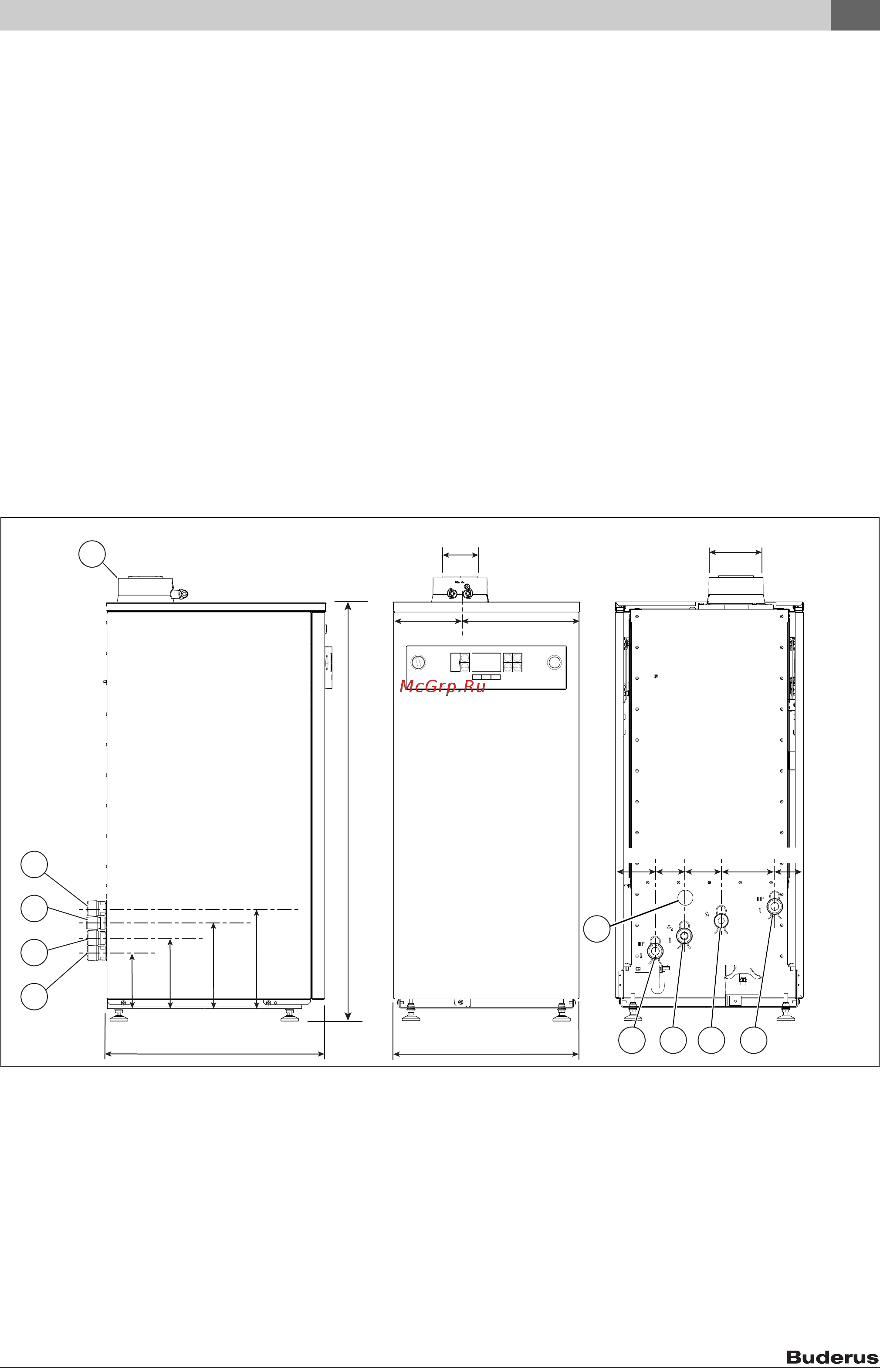 Buderus GB102S-30 [5/68] 2 3 4 466 394